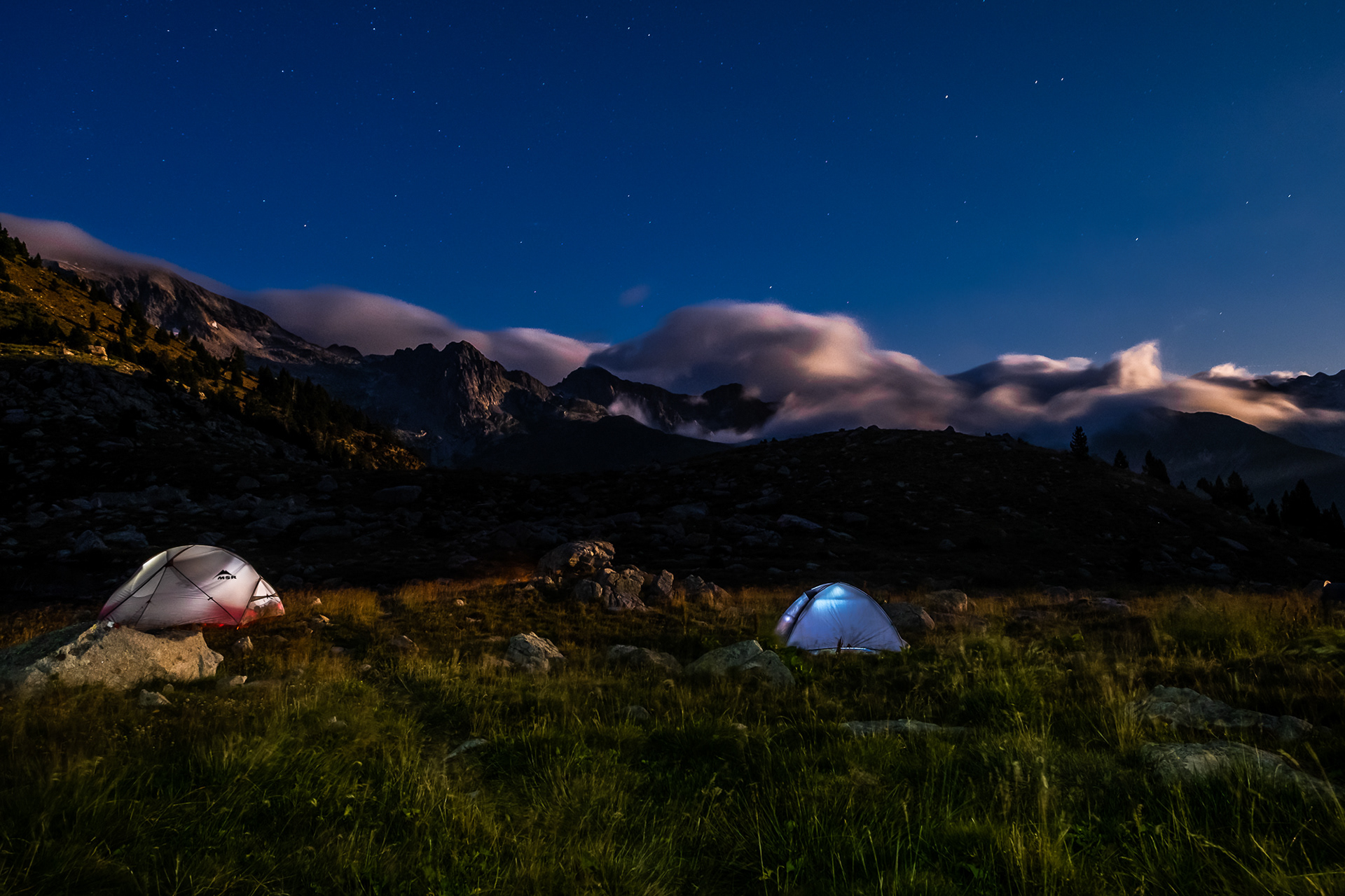 Bivouac, Bénasque, Posets, Aragon