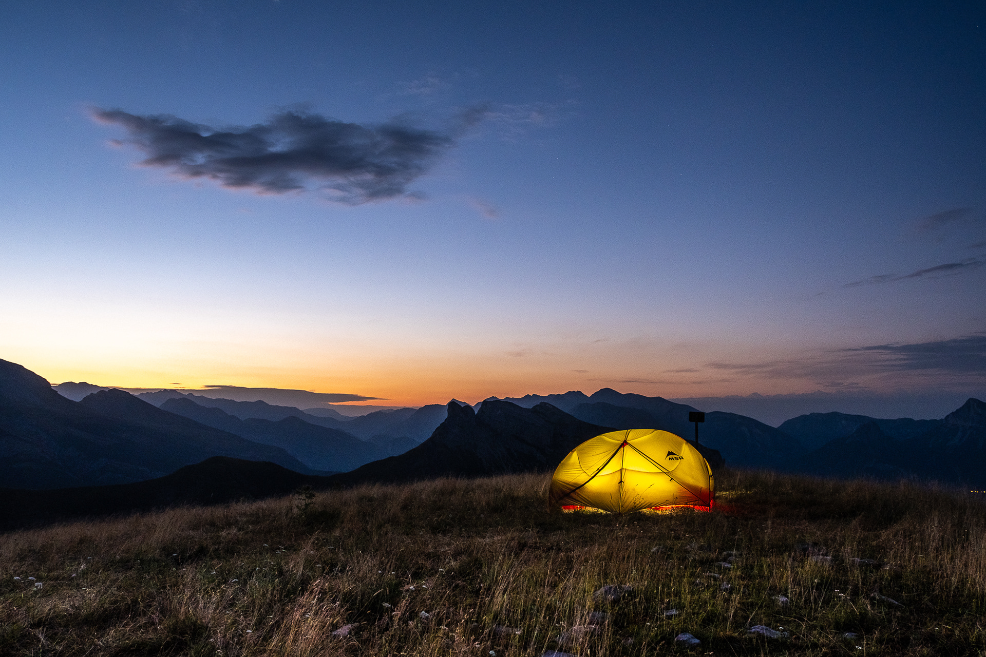 Bivouac ou Sestrales, Mont Perdu