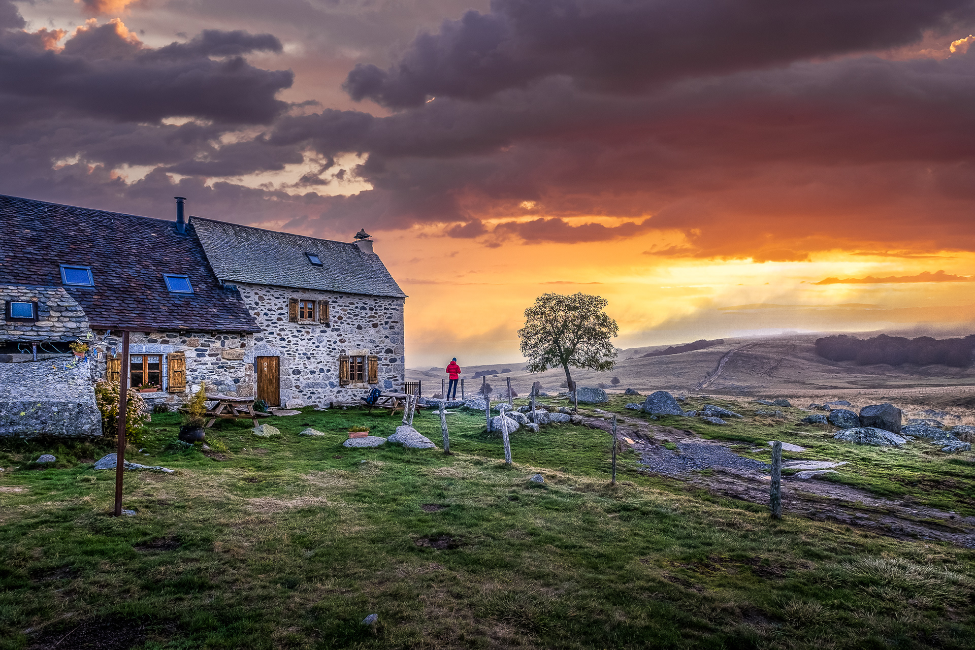 Sur les plateaux de l'Aubrac
