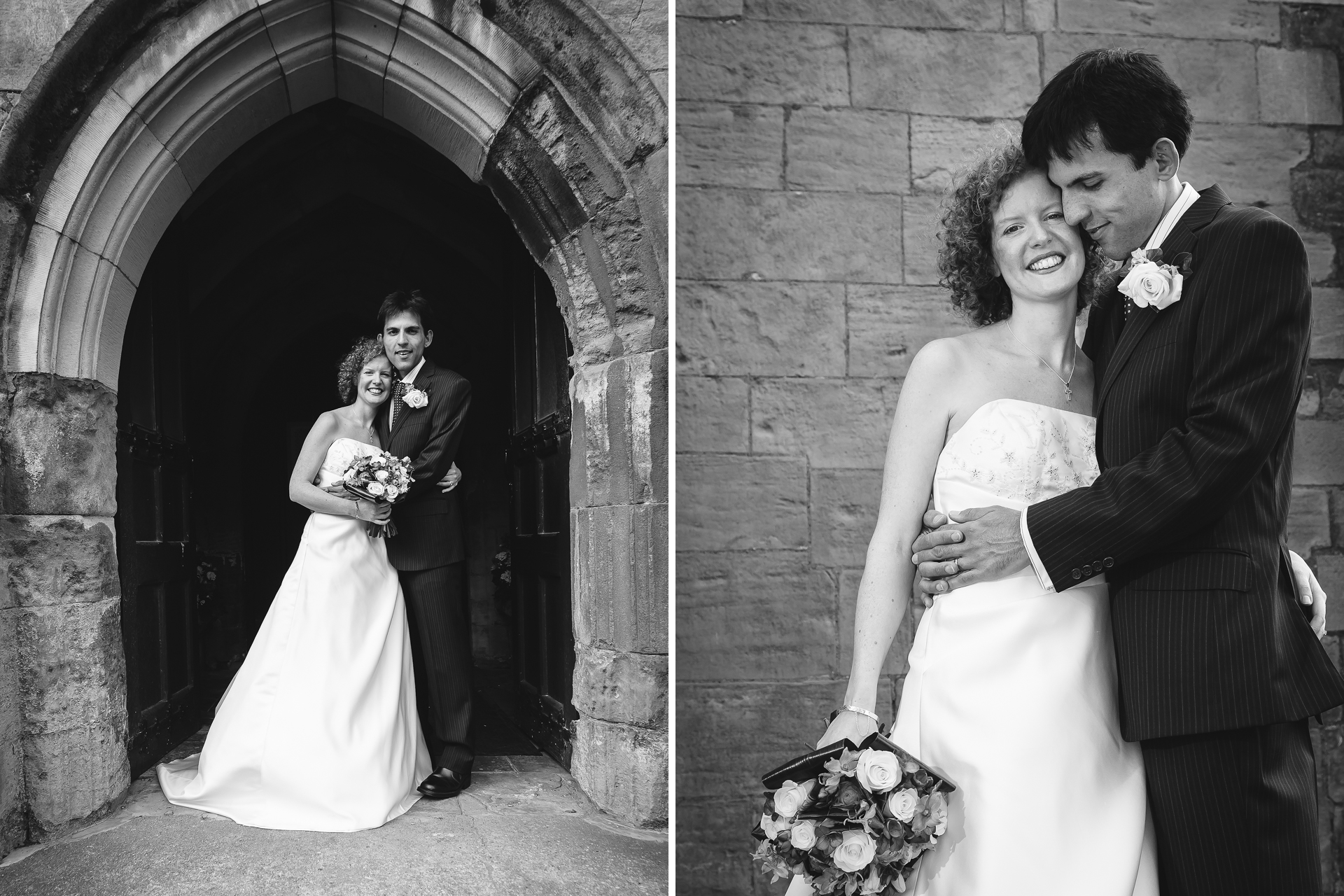Bride and Groom at a wedding in Doncaster