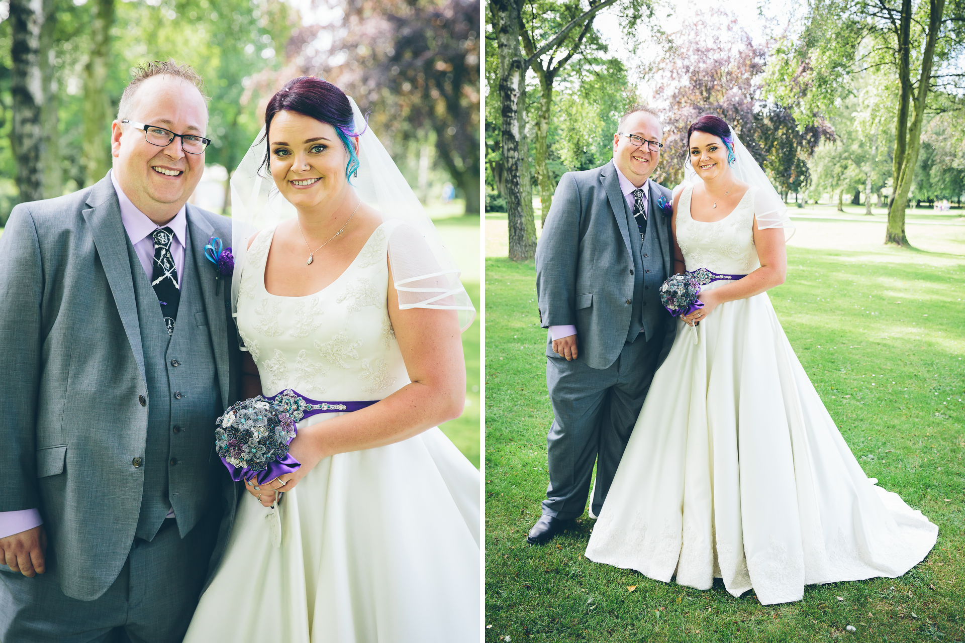 Bride and Groom at a wedding in Lincolnshire