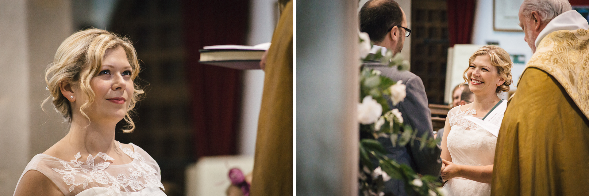 Bride and Groom at a wedding in Leighton Buzzard