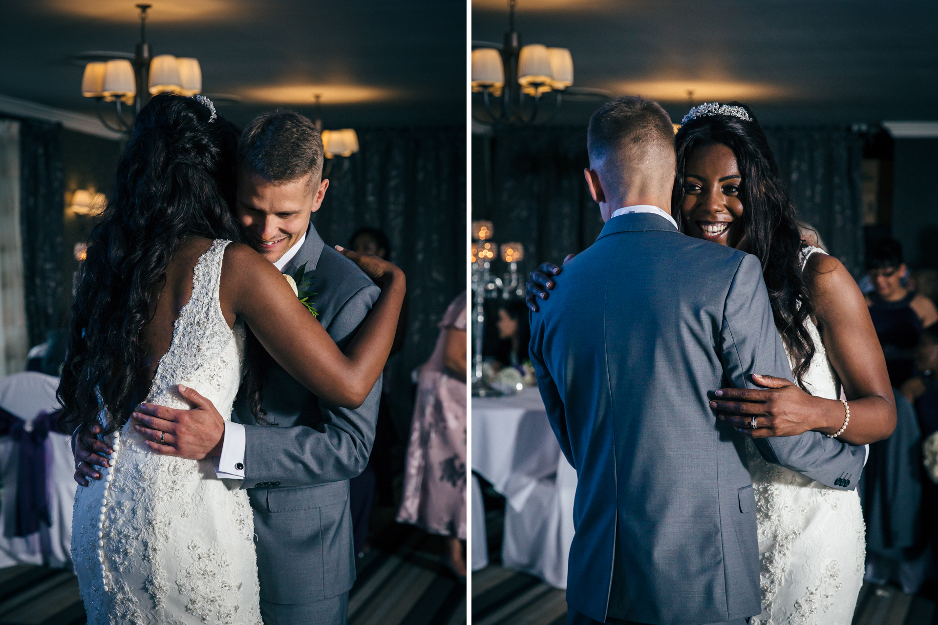 Bride and Groom dancing at a wedding at The Nottinghamshire Golf Club