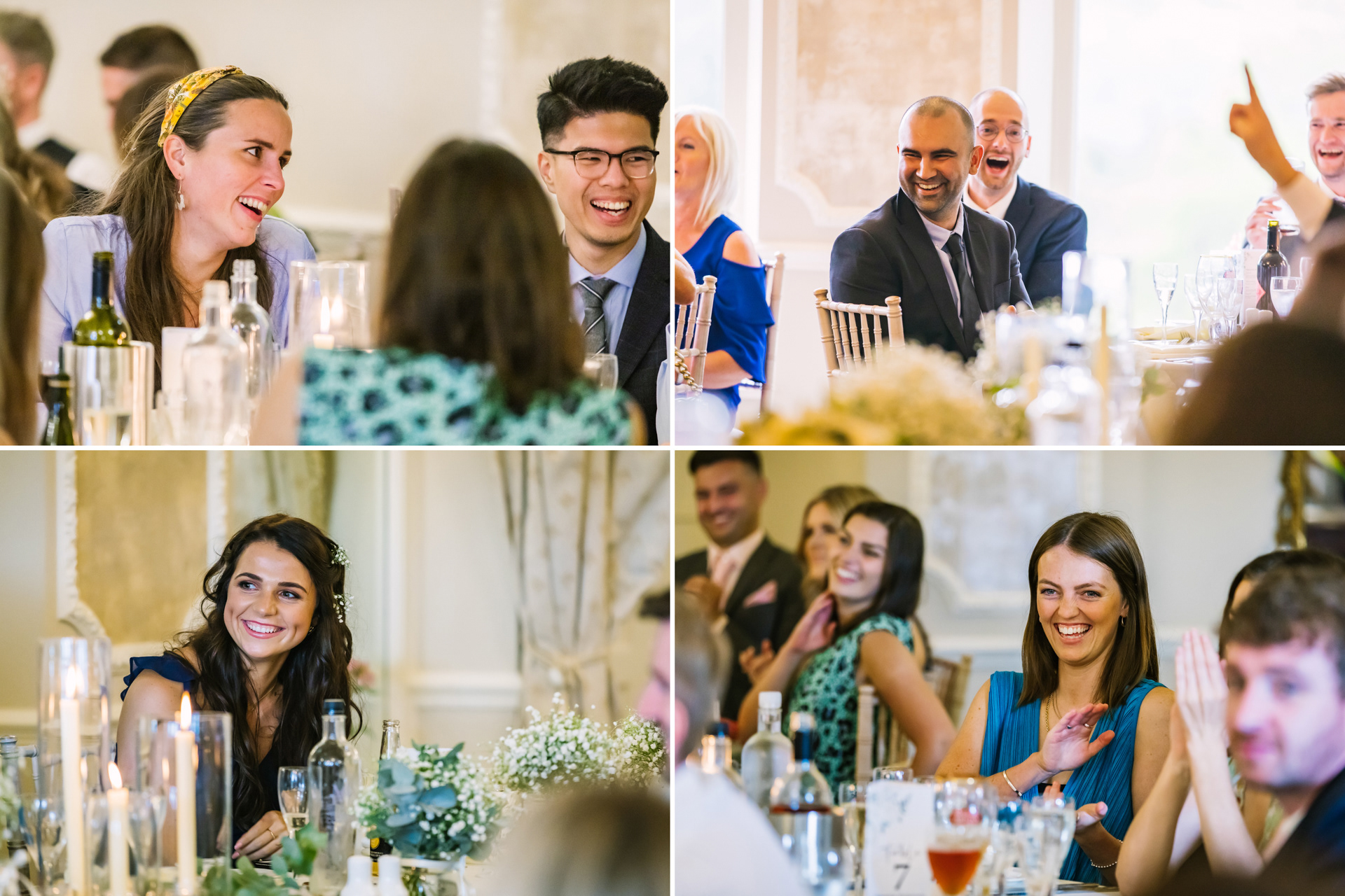 Guests at a wedding at Merewood Country House Hotel, Cumbria