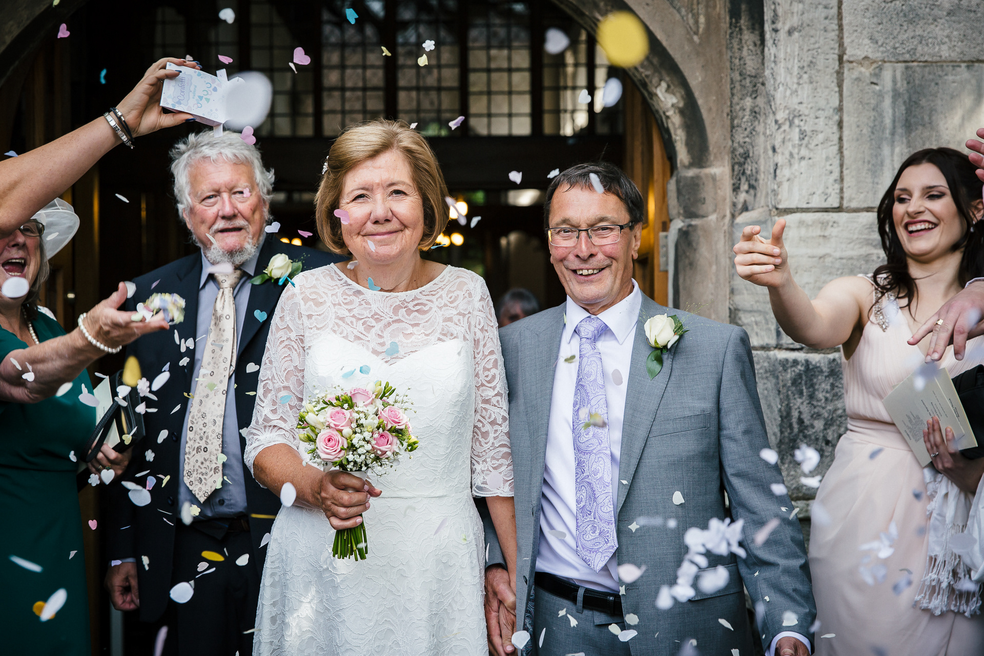 Bride and Groom at a wedding in Doncaster