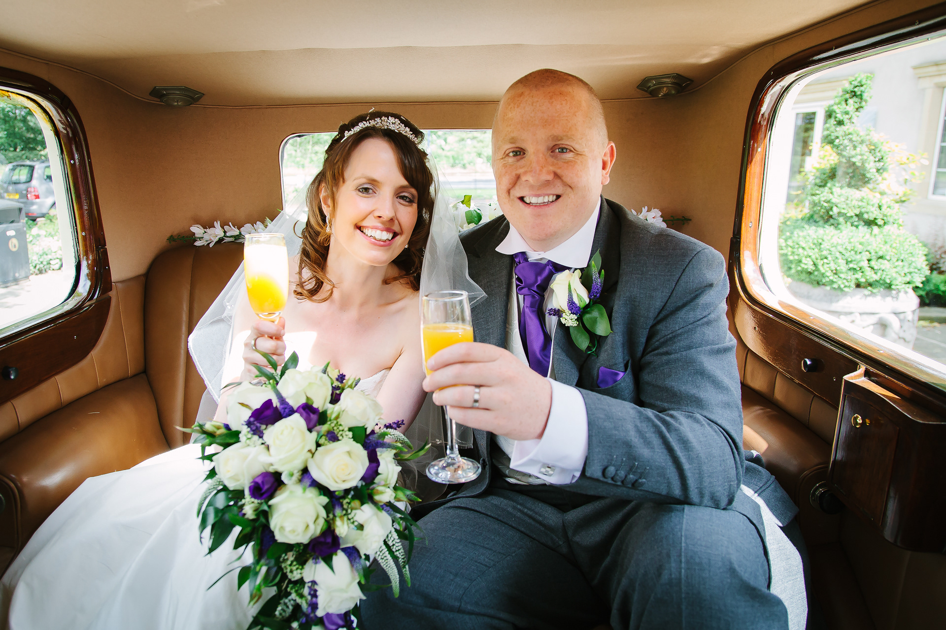 Bride and Groom at a wedding in Doncaster