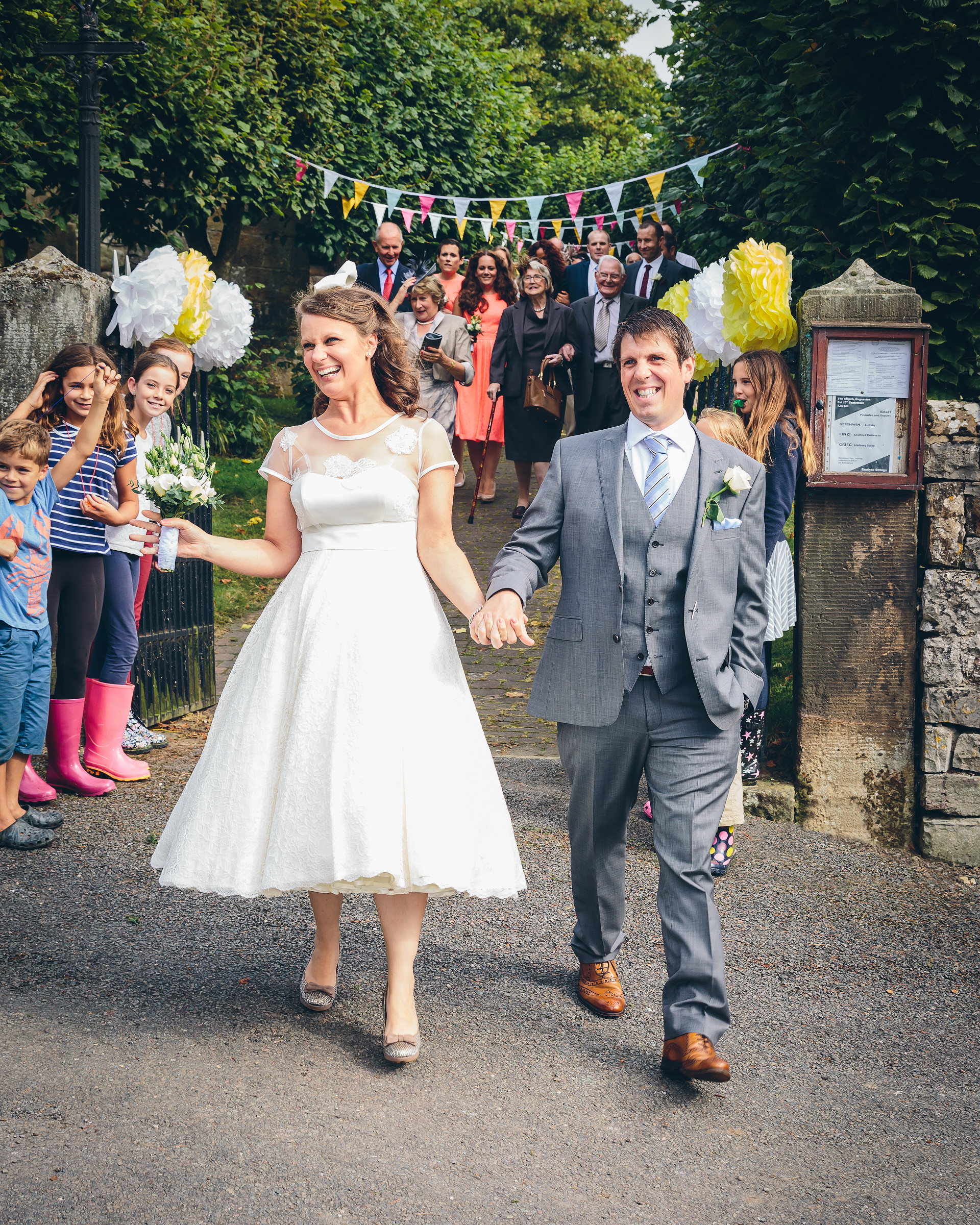 Natural documentary photo of a Bride and Groom