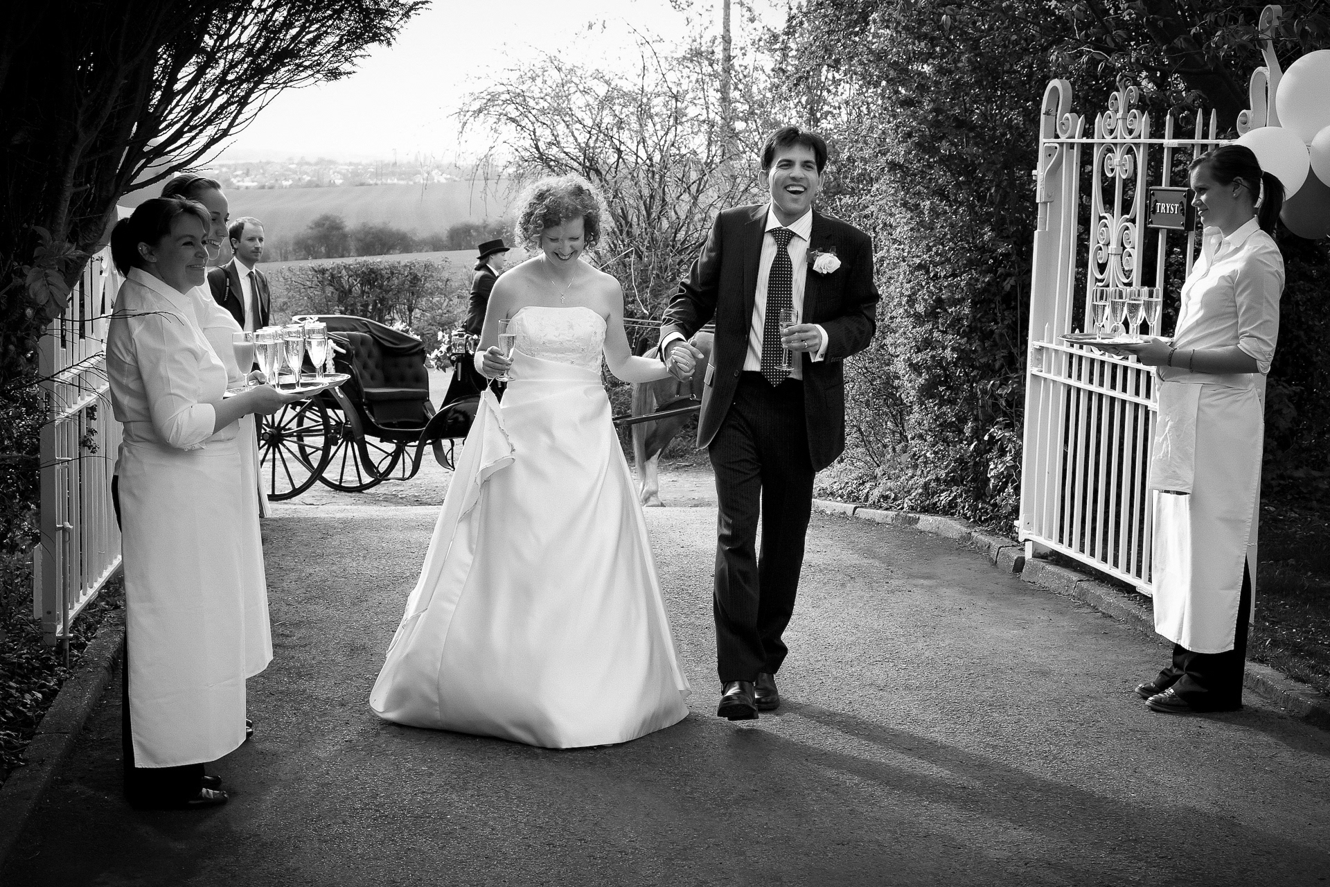 Bride and Groom at a wedding in Doncaster