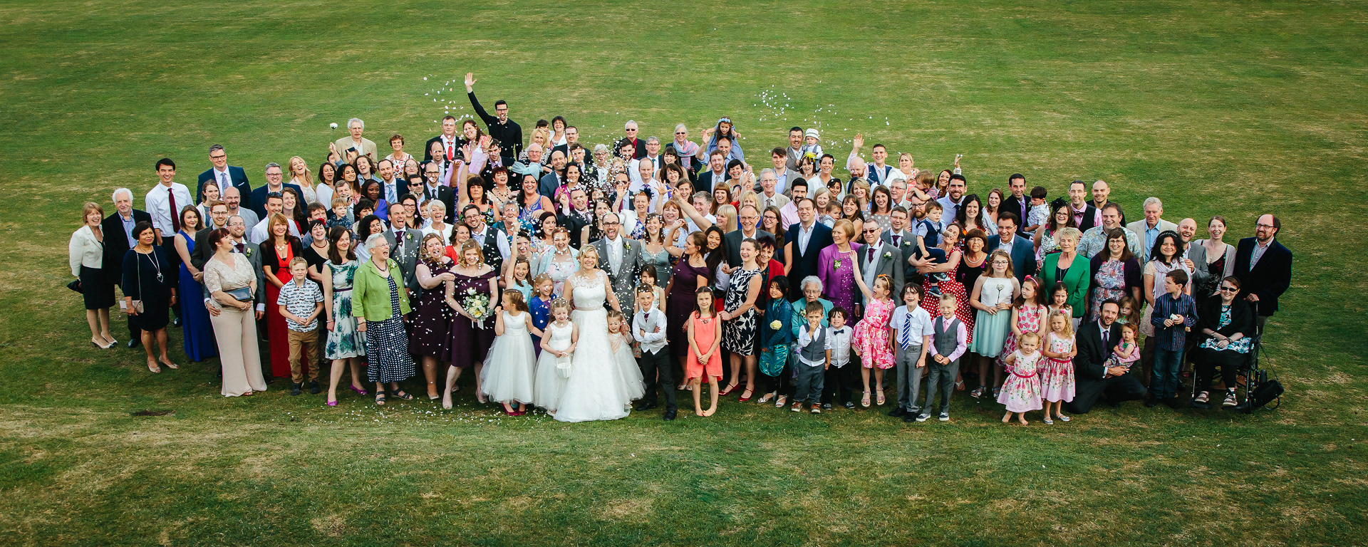 Wedding party in Eversholt Bedfordshire