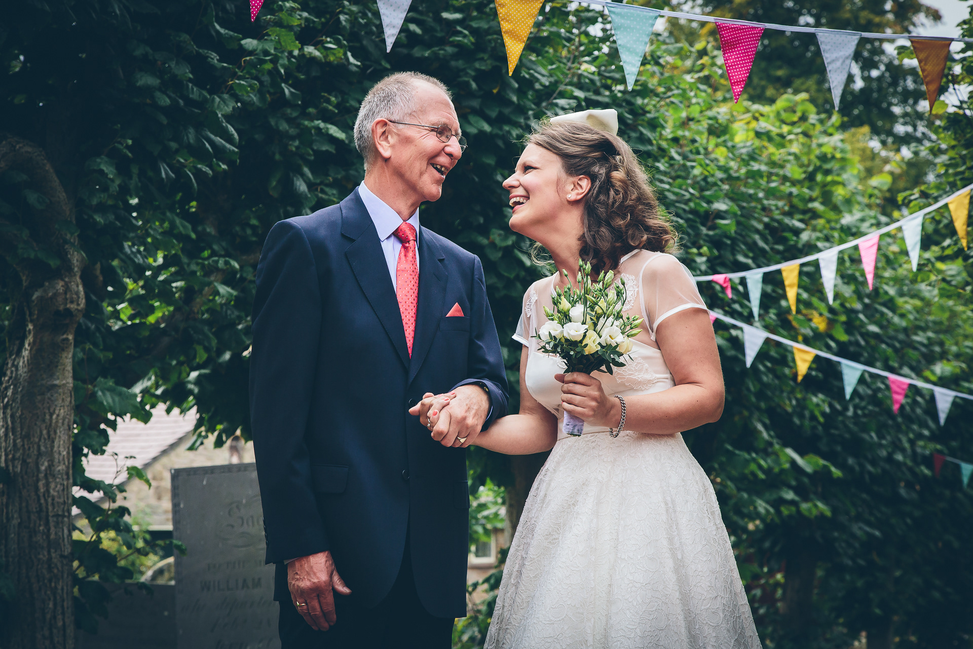 natural documentary photos of a bride at a wedding in Derbyshire
