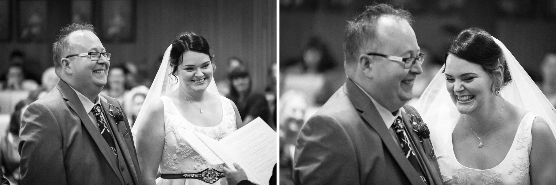 Bride and Groom at a wedding in Lincolnshire