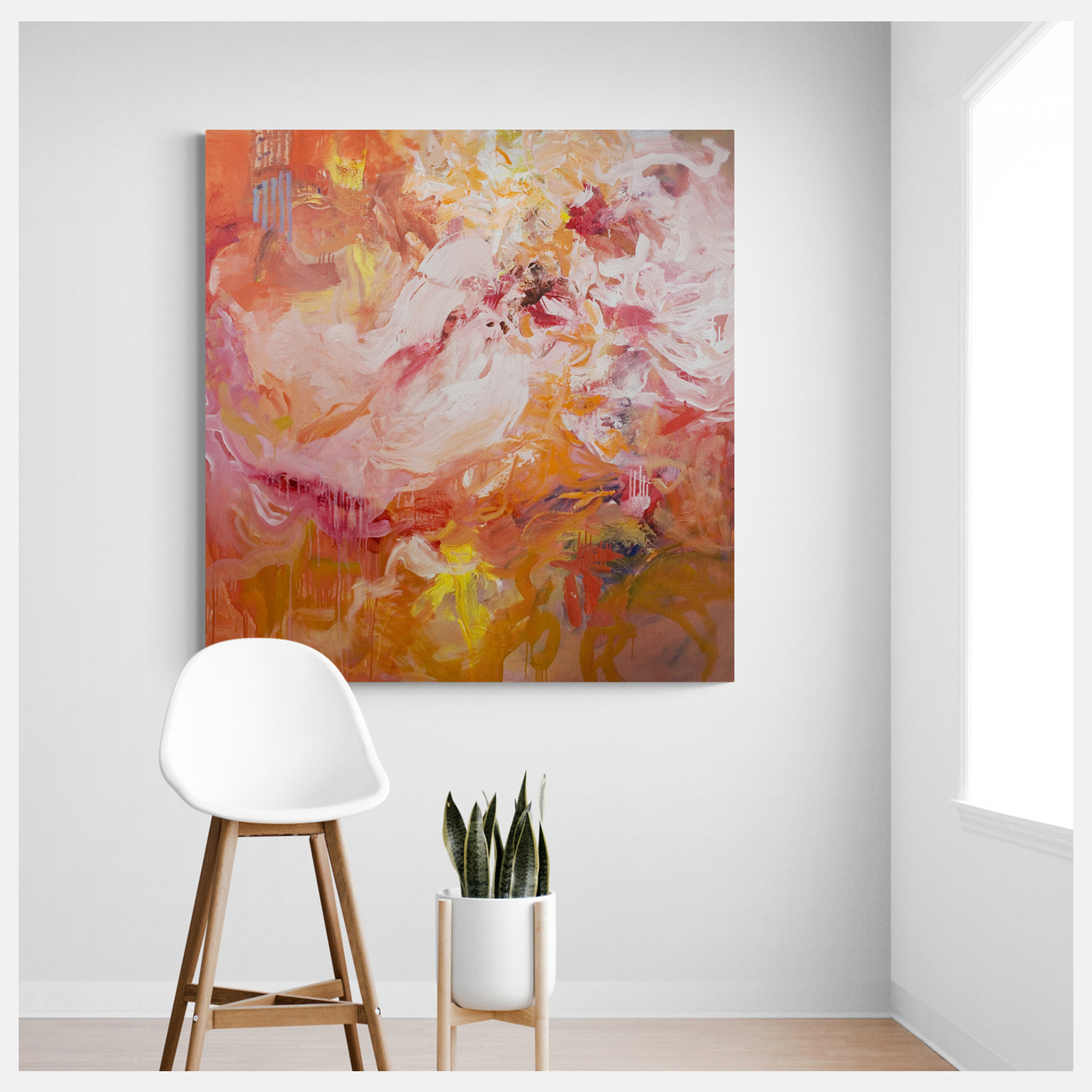 Sway  |  48x48 x1.5  | $1800.00 | oil canvas