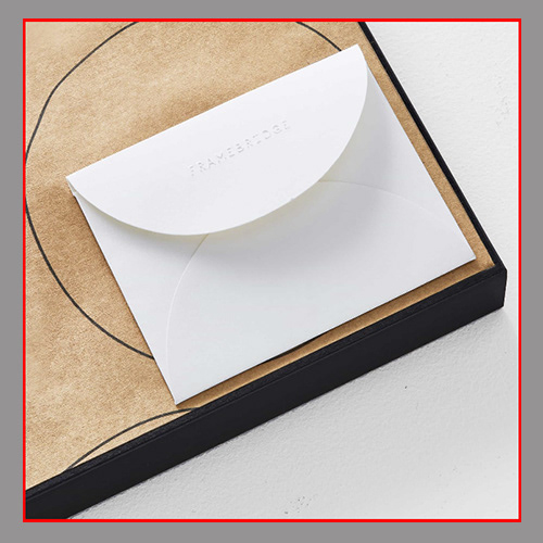 envelope on backside for artwork story 