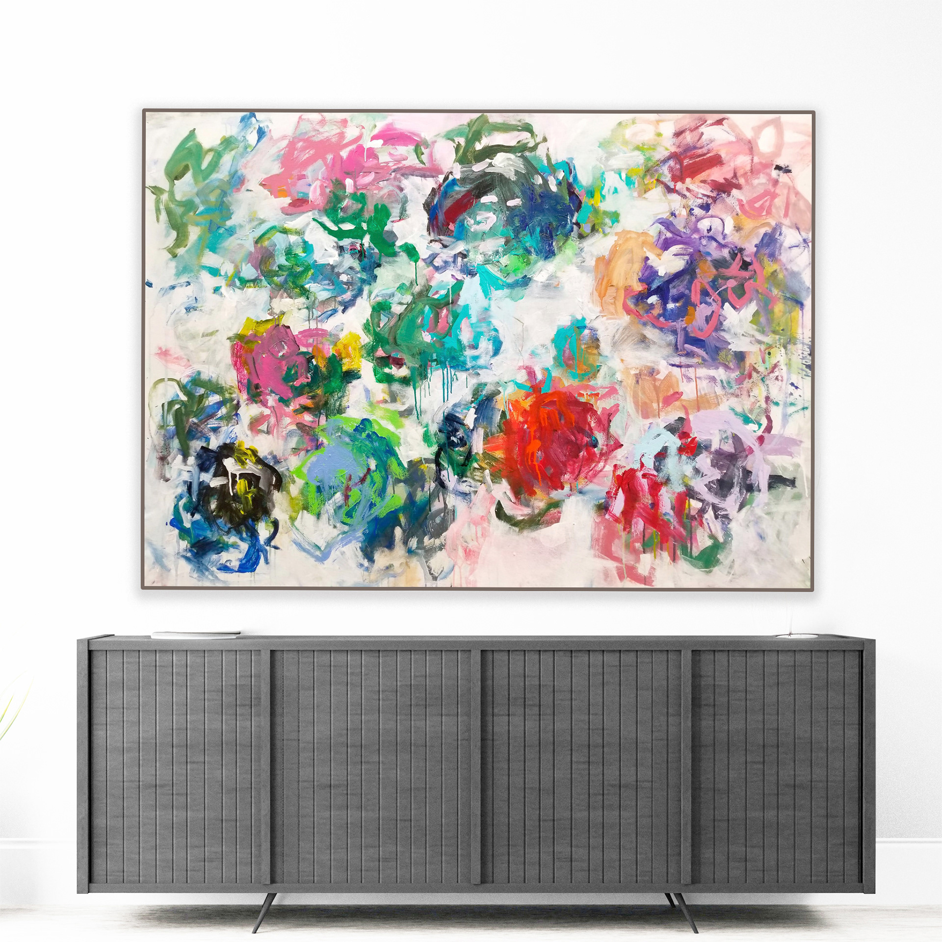 Gaia's Flowers 44x60  | $4200.00