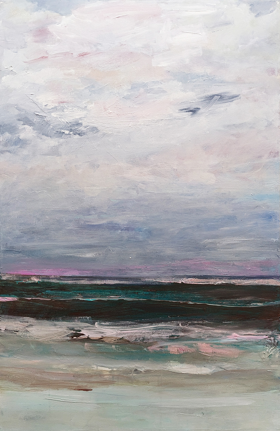 Pink Horizon 2  |  36hx24wx.8d |  $1450.00