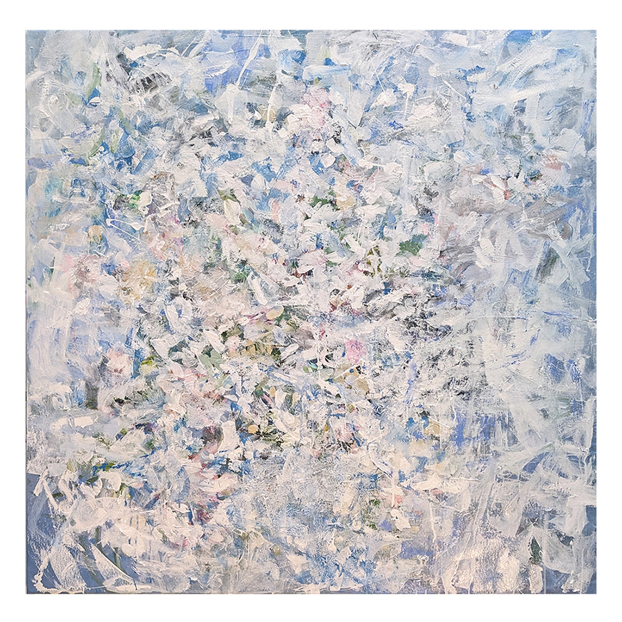 Breathe Deeply Exhale Slowly | 48x48x1.5 acrylic canvas