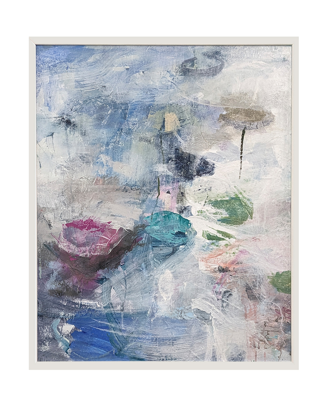 Water Lily 1  | 22 x27 in flat canvas