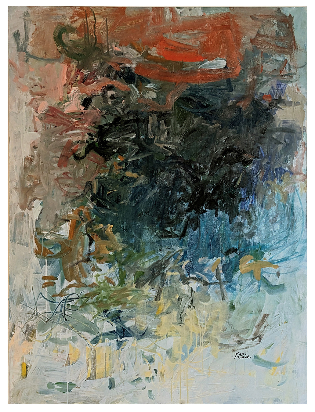 I Get Along Without You Very Well -Painted Music Project | 36"x48" Oil |  SOLD