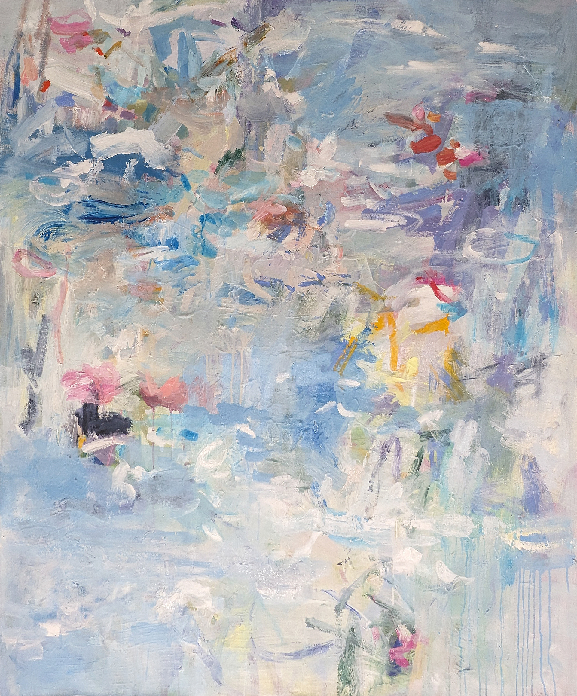 Water Lily 5 | 48x54 inch  | $ 3000.00