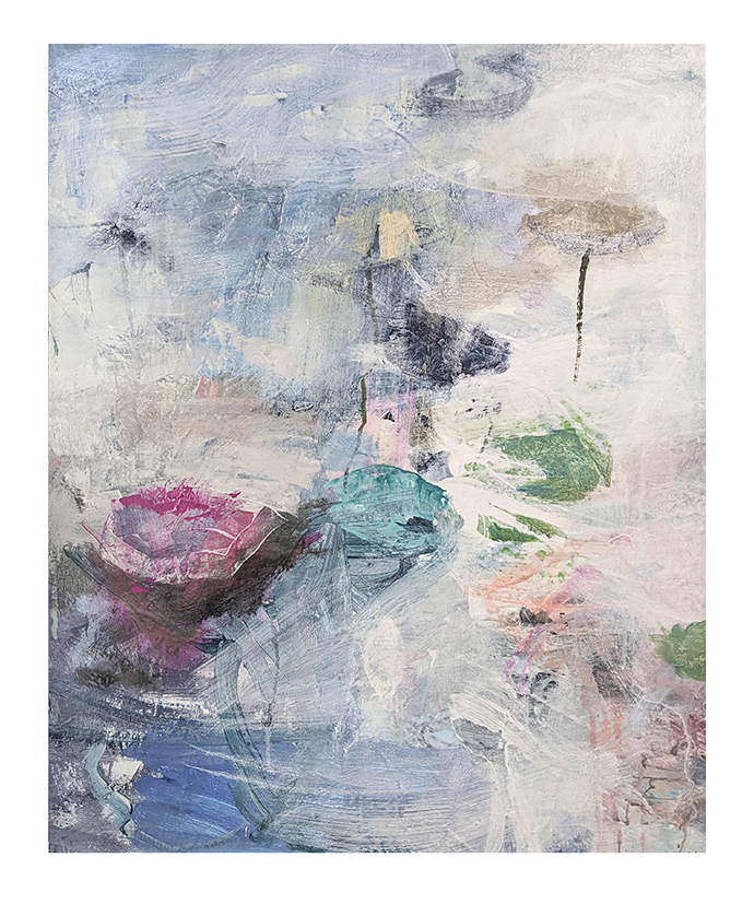 Water Lily 01  | 22x27 flat canvas | $800.00
