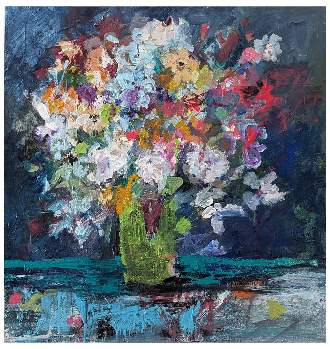 Sugar Moon | 36x36 x 2inch |  $2500.00