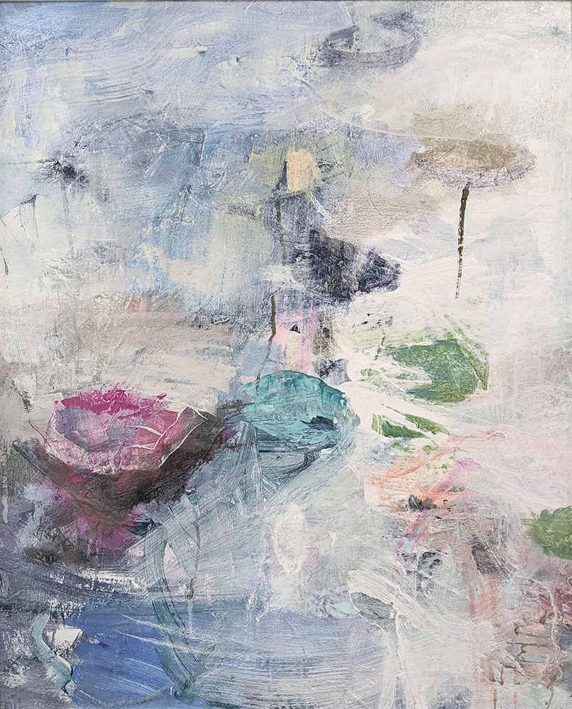 Water Lily 1  | 22 x27 in flat canvas 