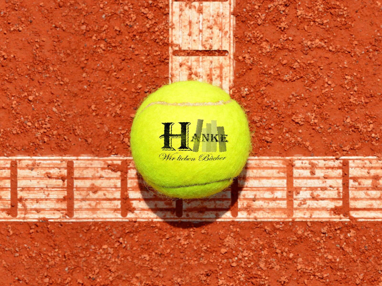 Tennisball mit Logo