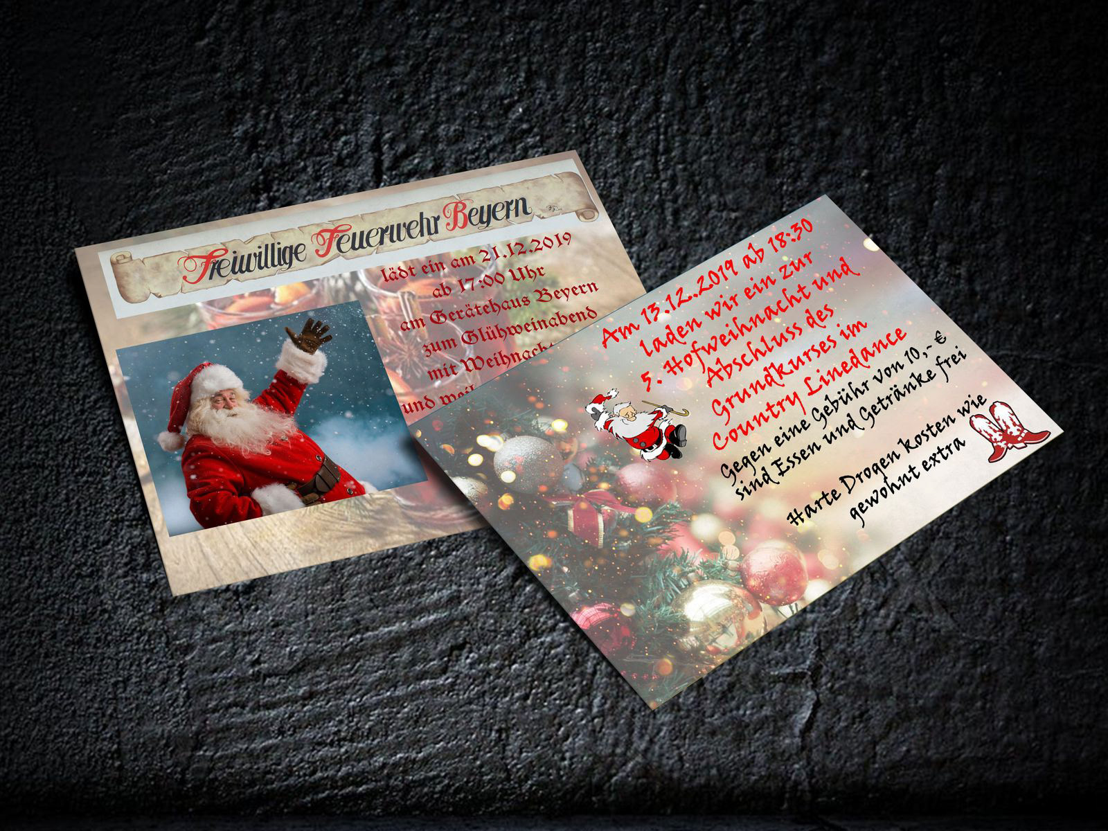 Flyer Feuerwehr Beyern