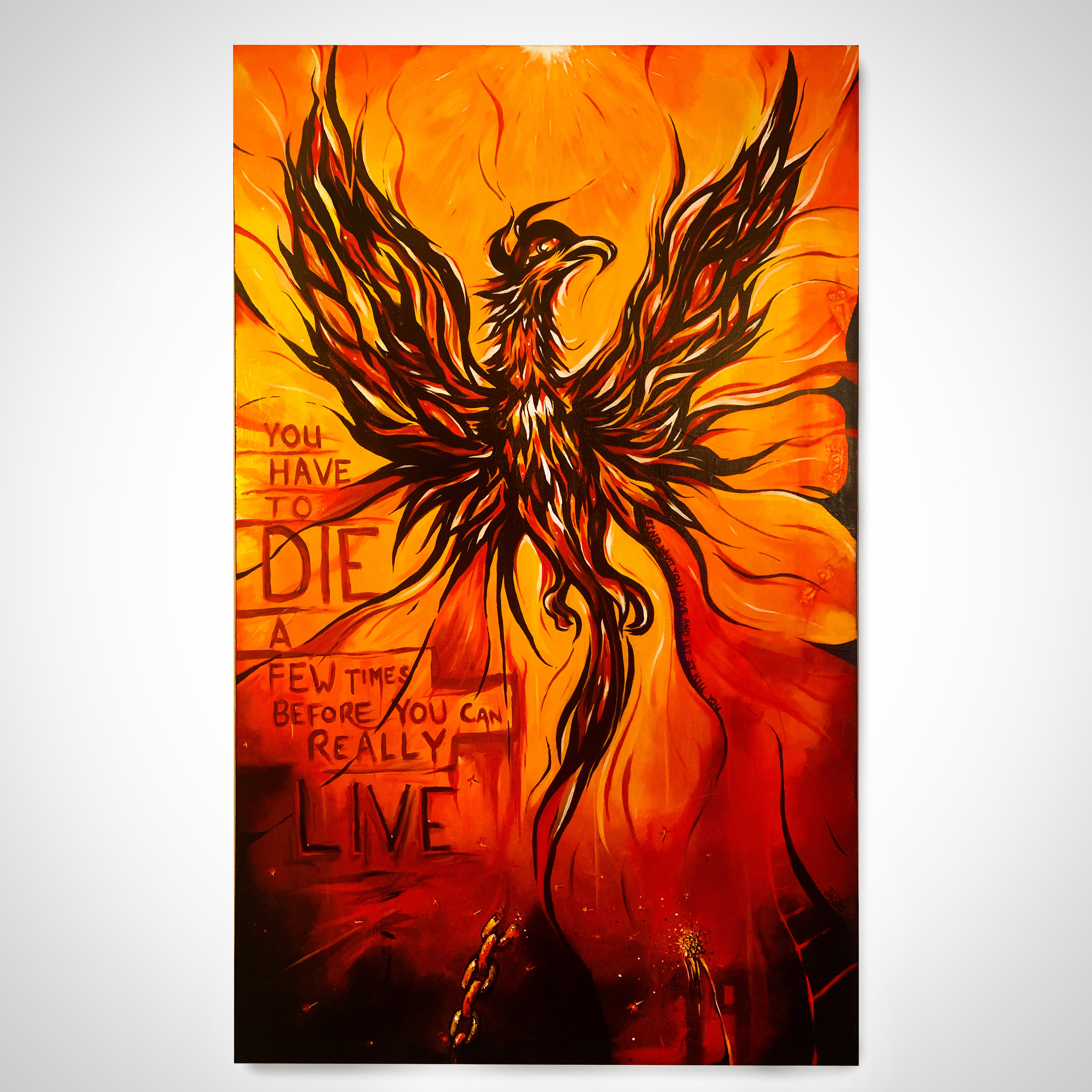 RISE 36"x48" Acrylic on Canvas $1500