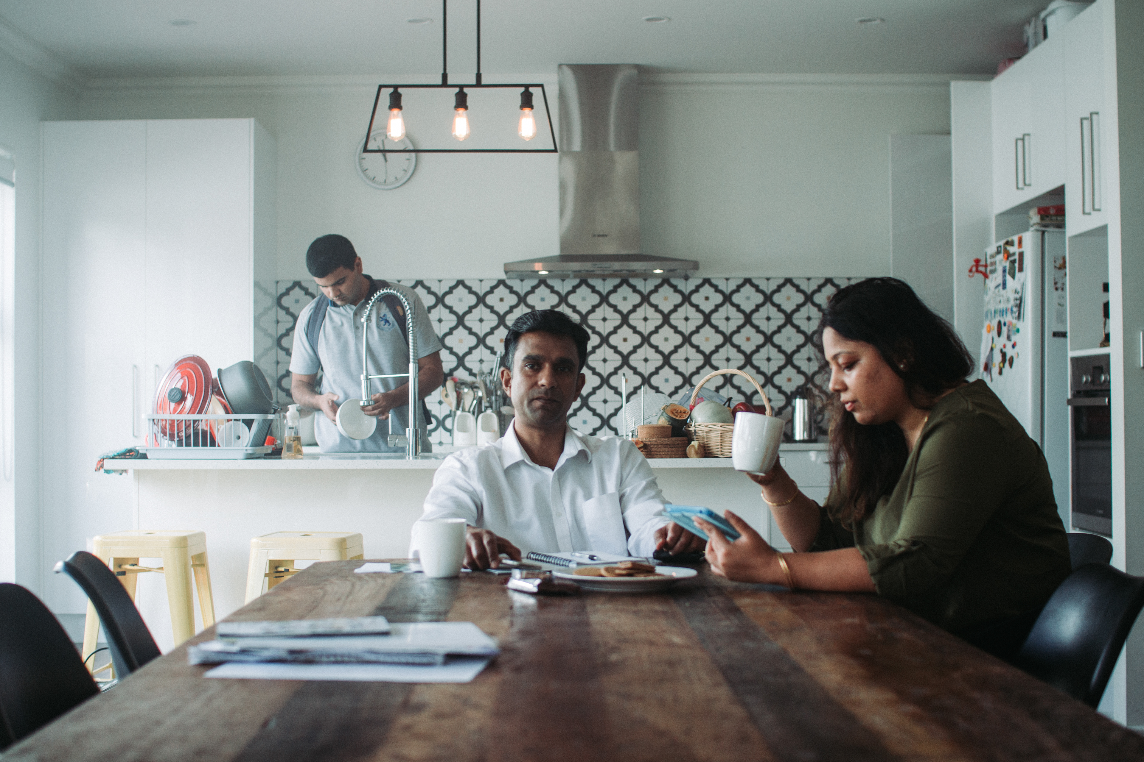 Left to right: Muhammad "Mo" Nasir, Chirag Solanki, Sneha Shetty, photo by Ankita Singh 2019