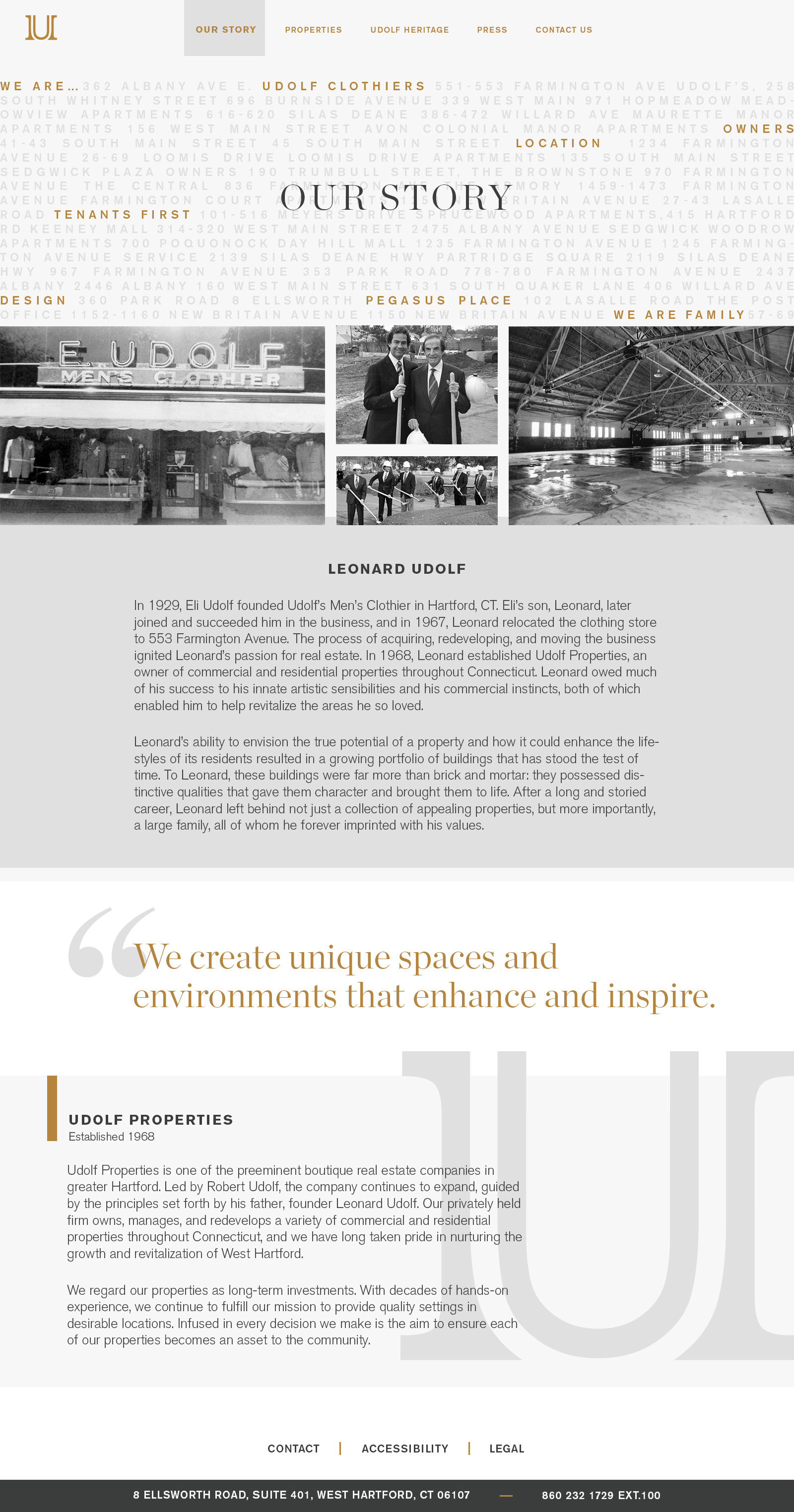 Our Story Page