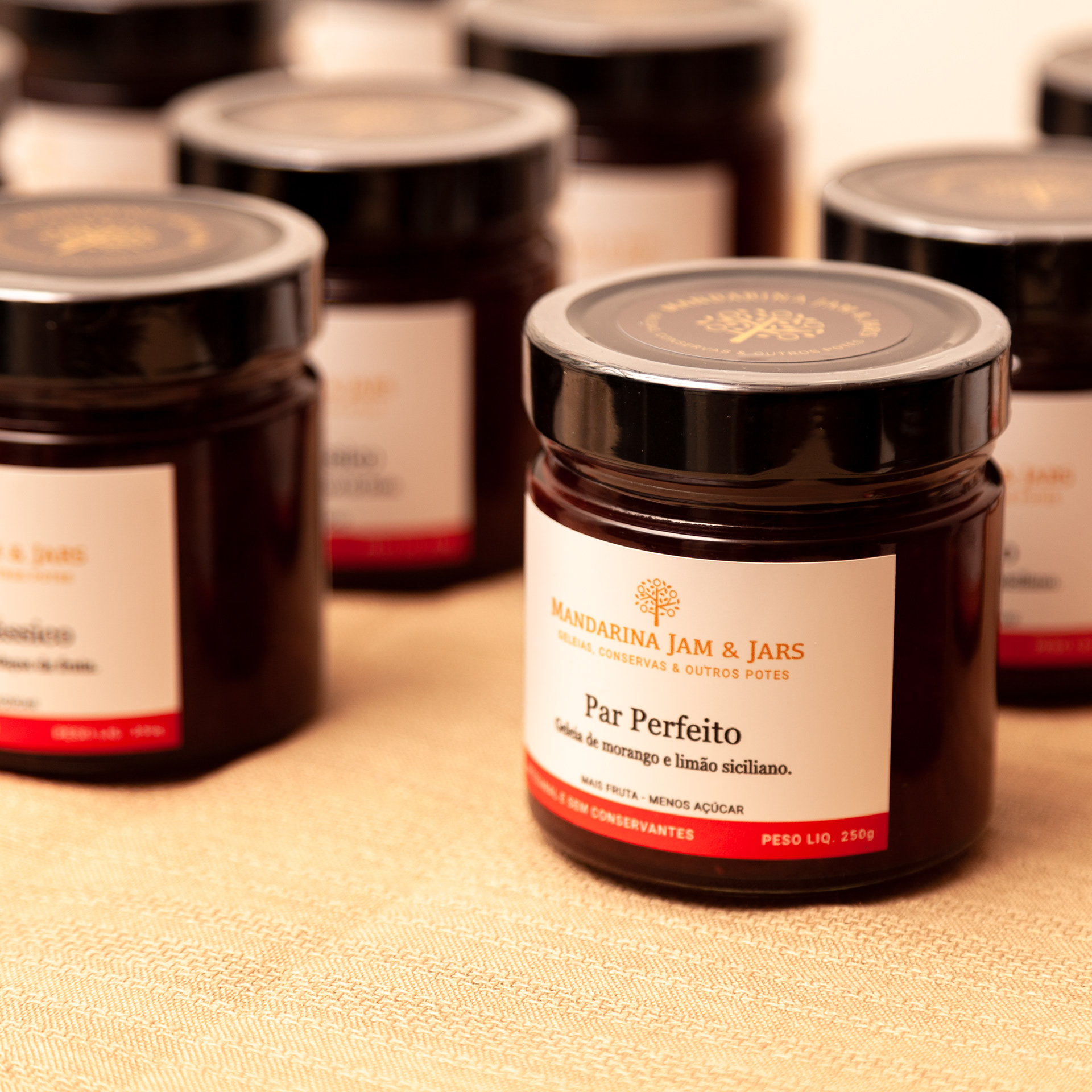 Geleias Mandarina Tropical da Mandarina Jam & Jars.