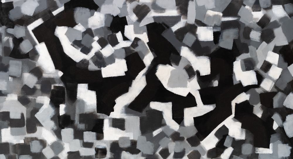 Esmalte sobre lienzo. 175 x 96 cms. 2025.