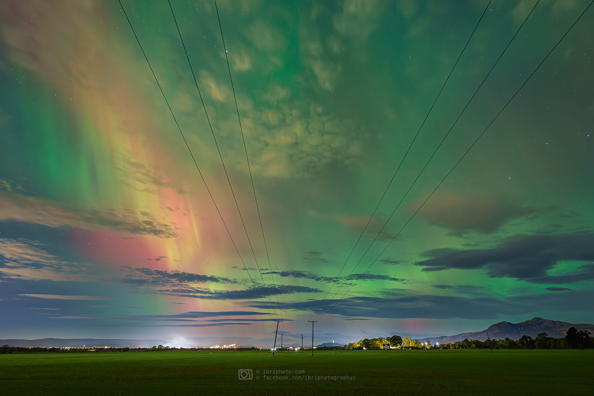 Alloa Aurora - 10 Oct 2024 - Another fine display on this cooler autumnal night