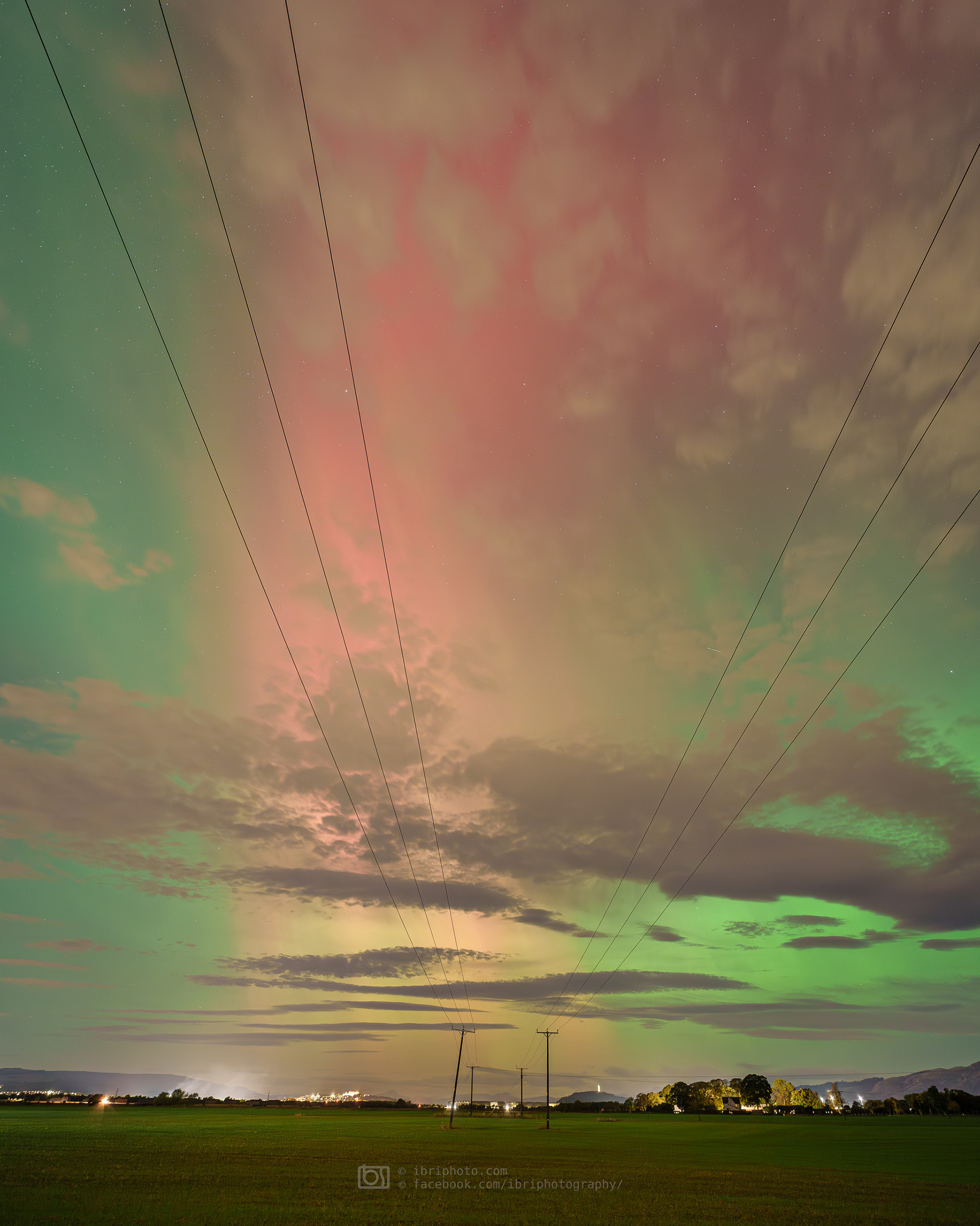 Alloa Aurora - 10 Oct 2024 - Another fine display on this cooler autumnal night