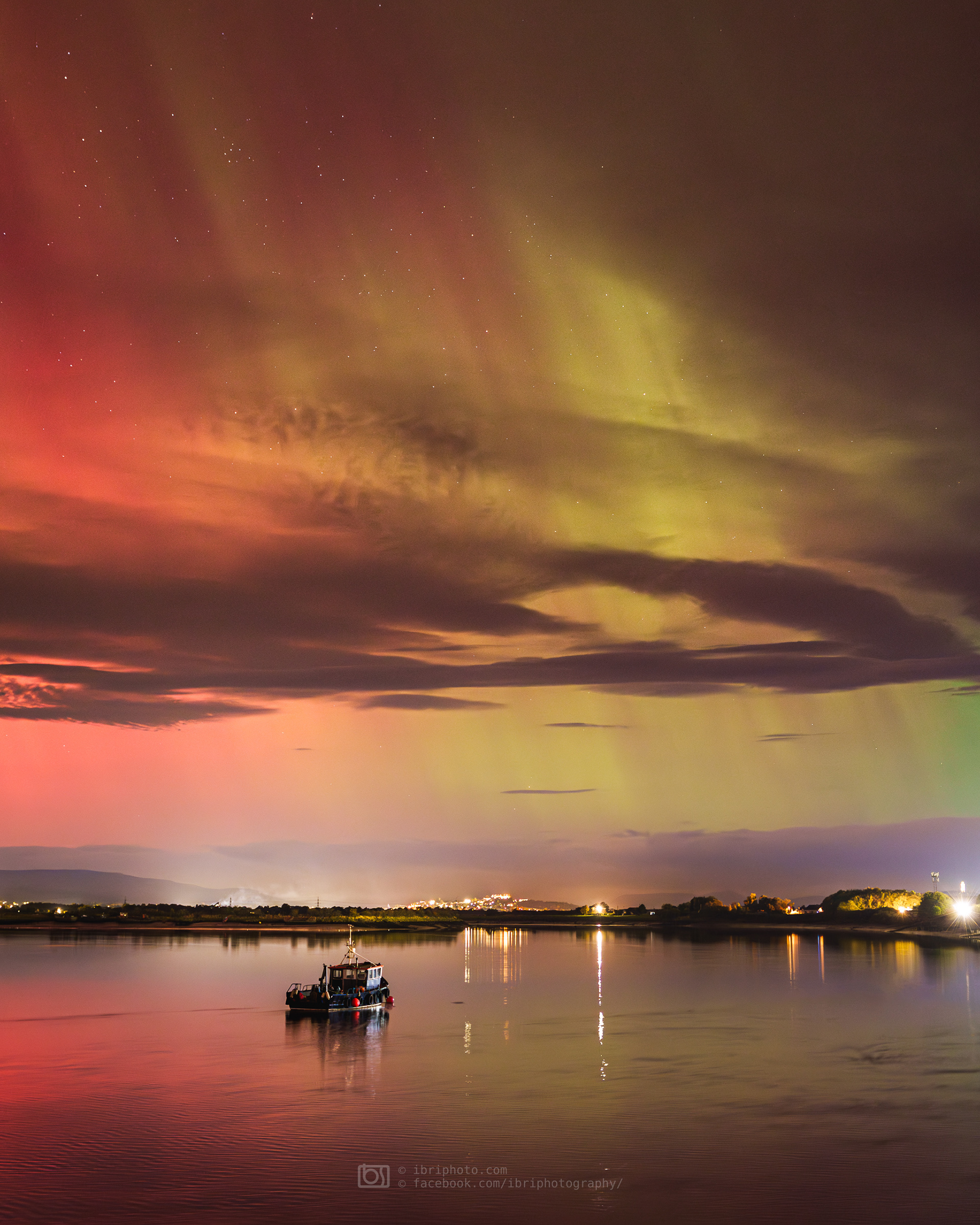 Alloa Aurora - 10 Oct 2024 - and then changed again as it all headed west over towards Stirling