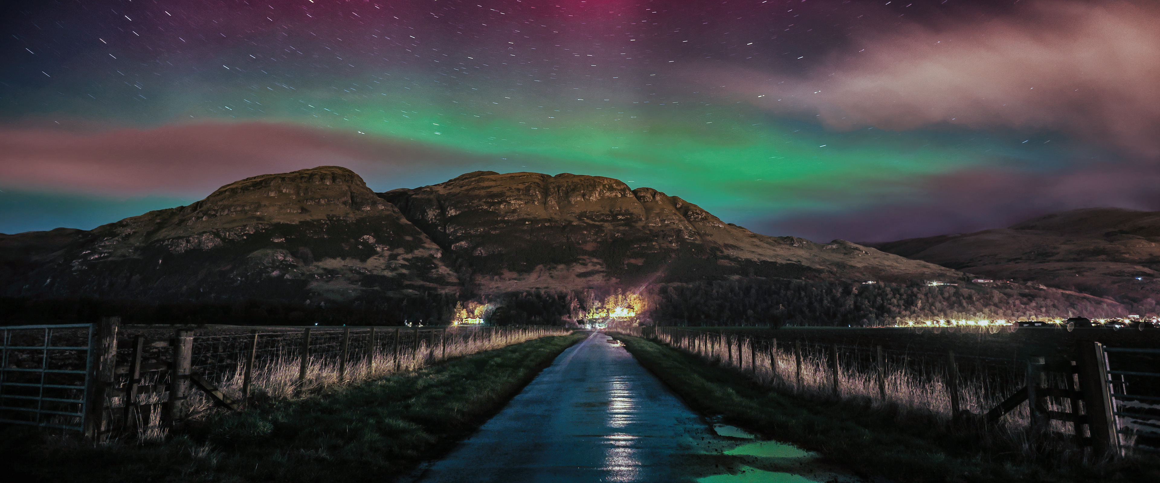 Aurora Borealis - 27th February 2014. These were the first attempts I had at capturing the Aurora Borealis. I had a bit to learn.