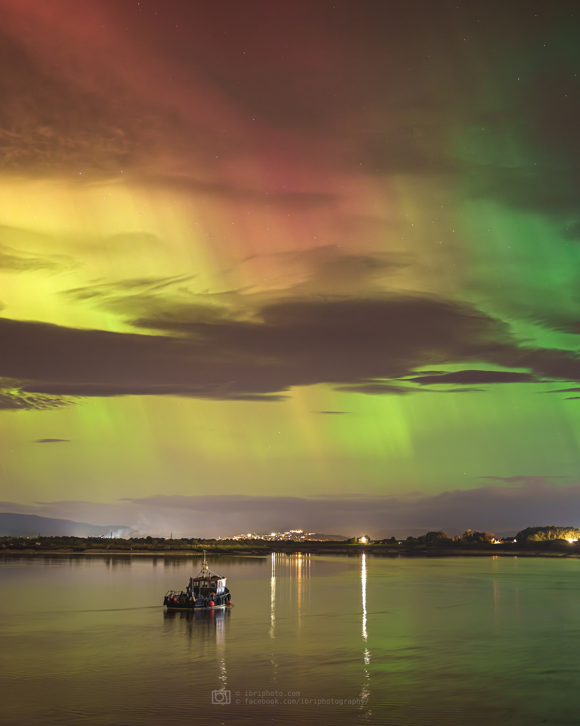 Alloa Aurora - 10 Oct 2024 - and then changed again as it all headed west over towards Stirling