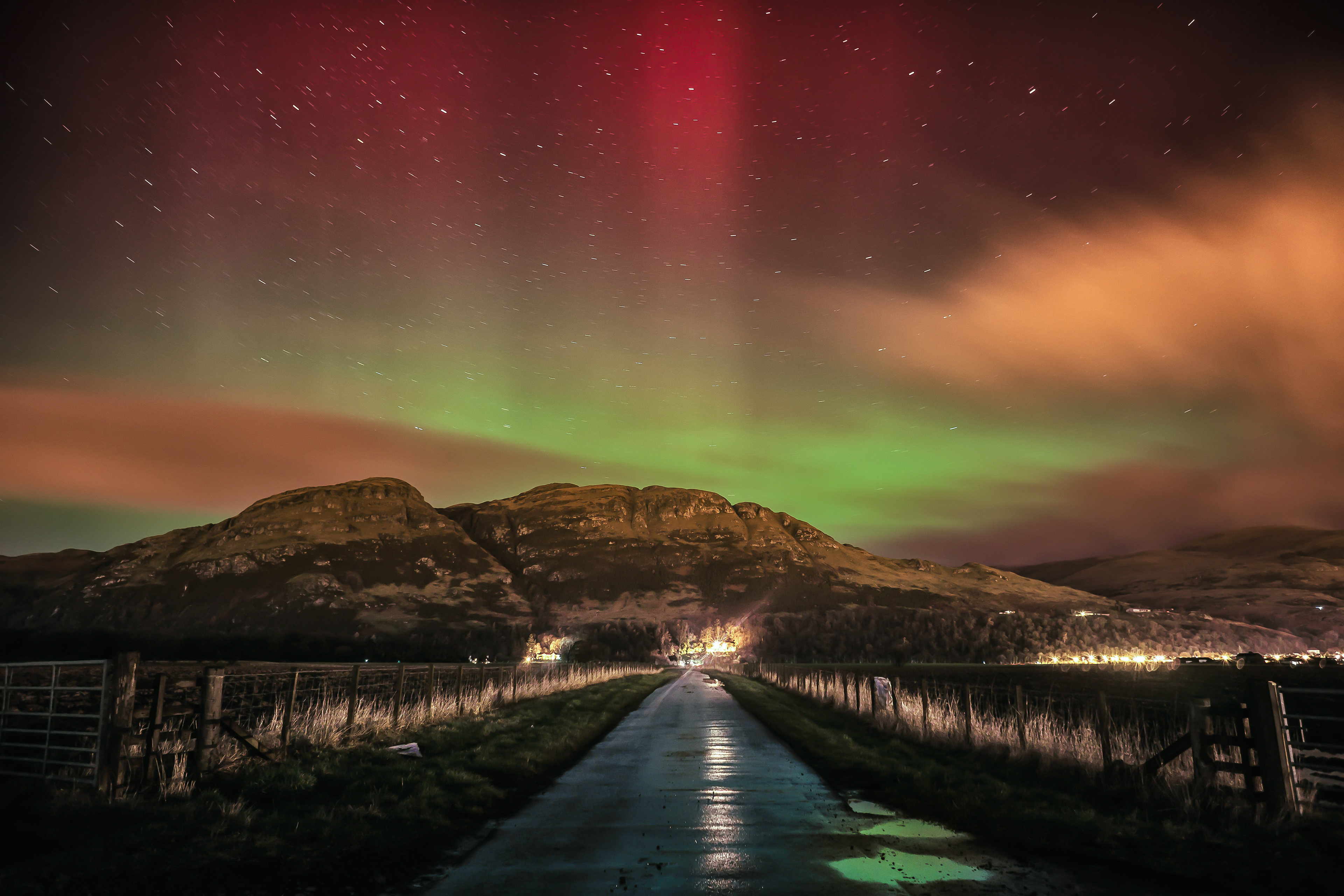 Aurora Borealis - 27th February 2014. These were the first attempts I had at capturing the Aurora Borealis. I had a bit to learn.