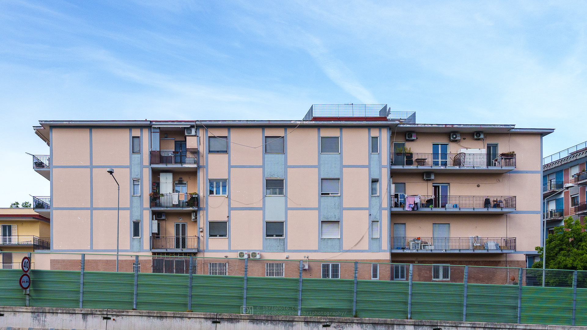 Some of the the sun soaked and eclectic urban architecture along Strada State 145