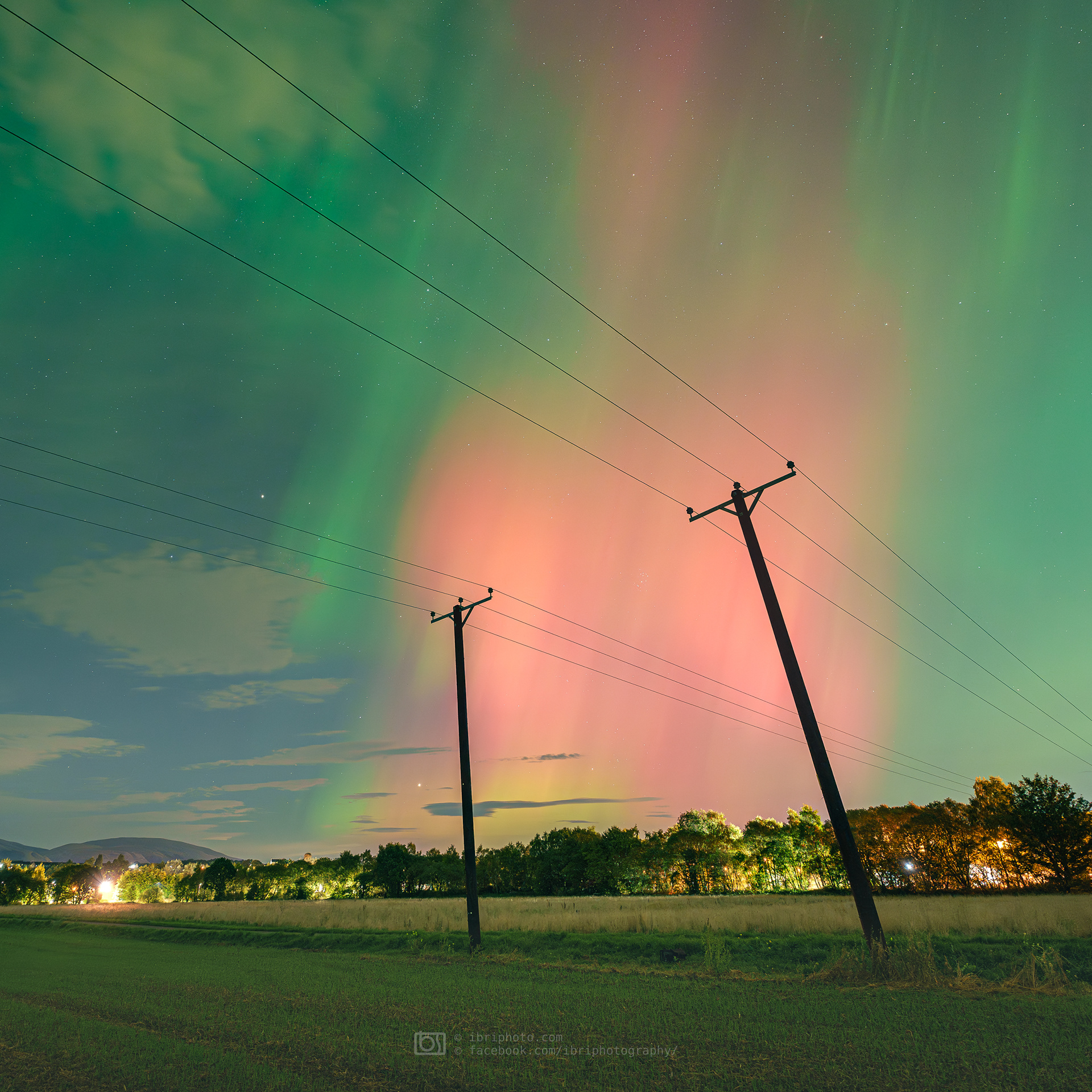 Alloa Aurora - 10 Oct 2024 - Another fine display on this cooler autumnal night