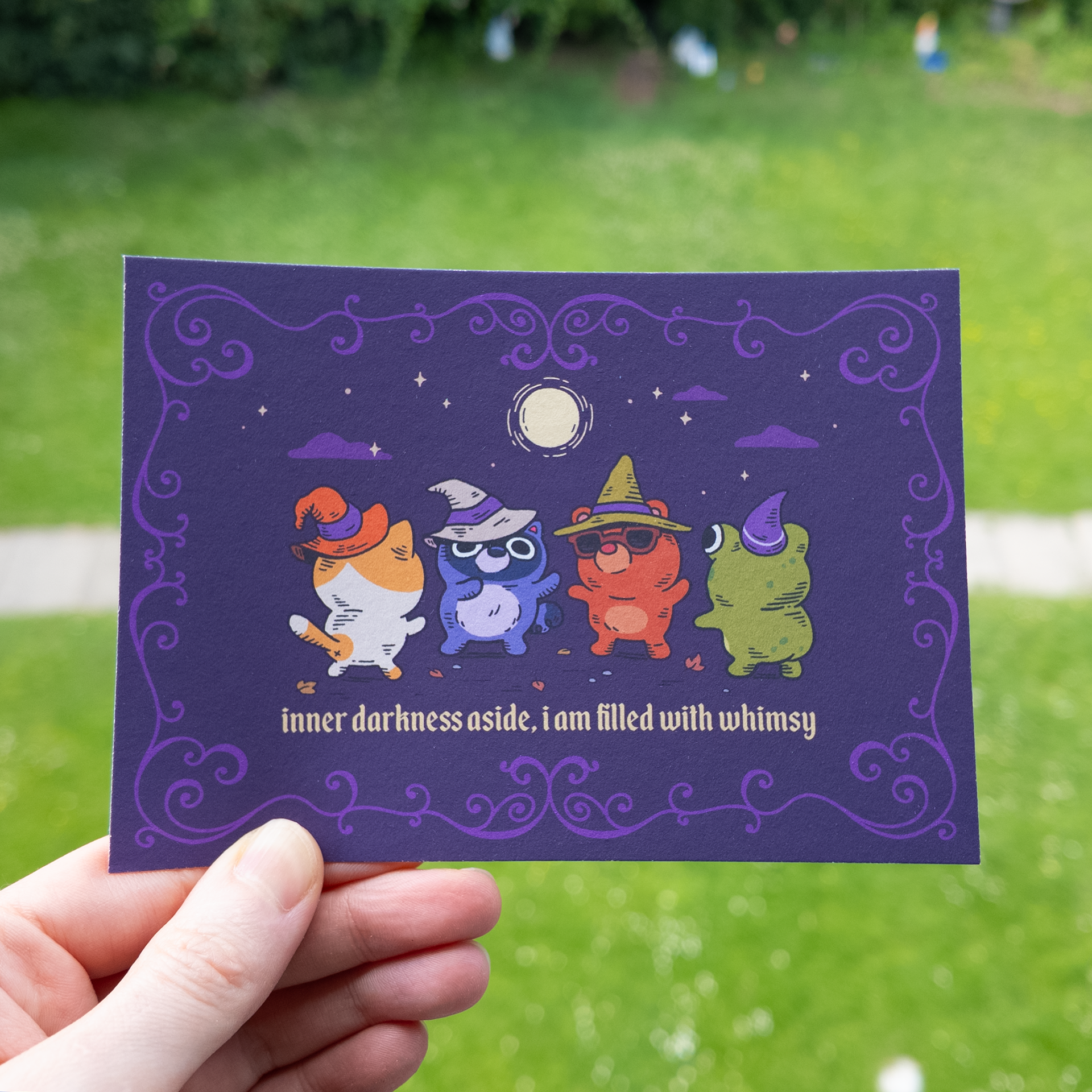 witchy whimsical themed illustration