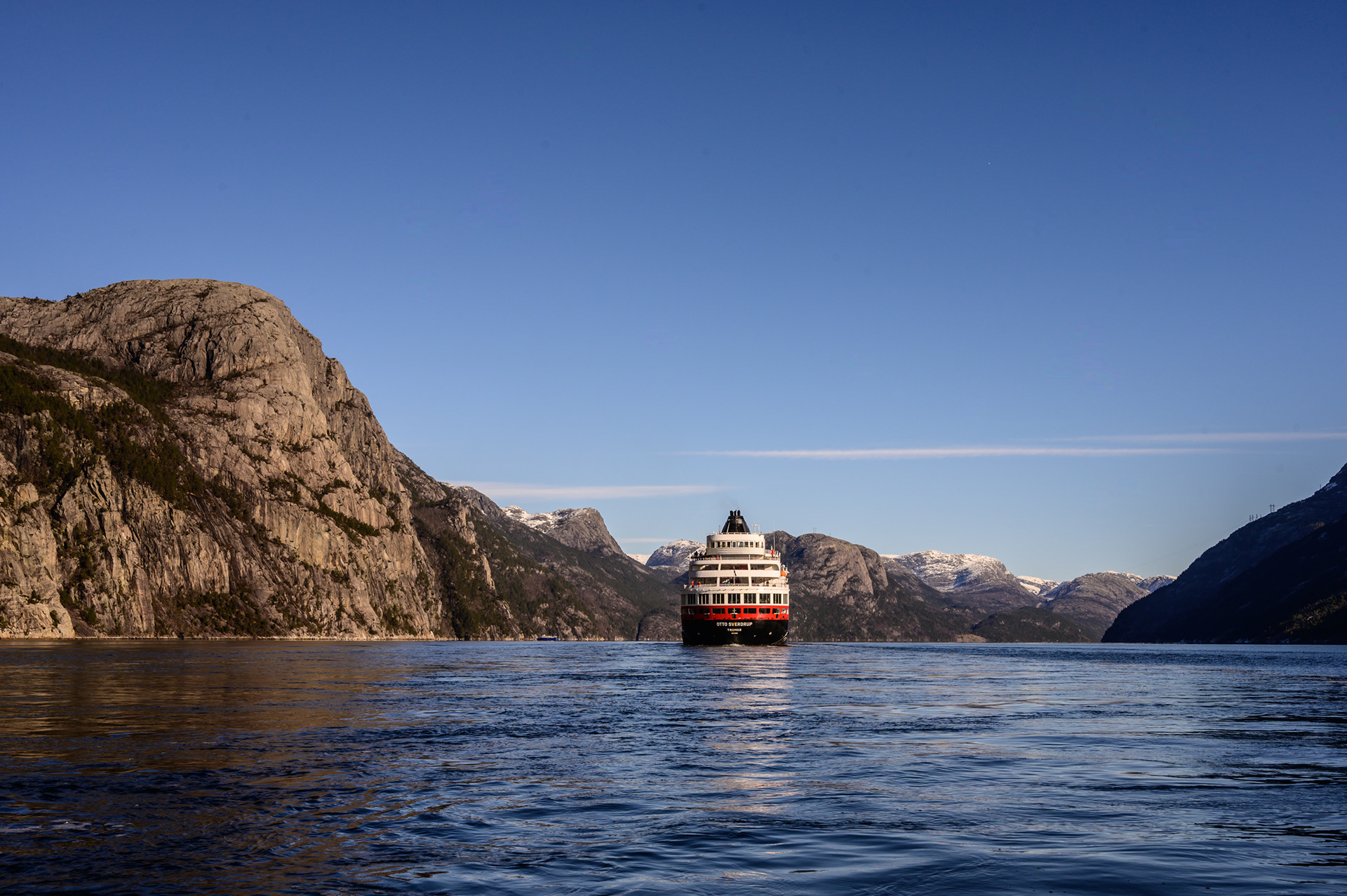 Schönes Wetter im Lysefjord