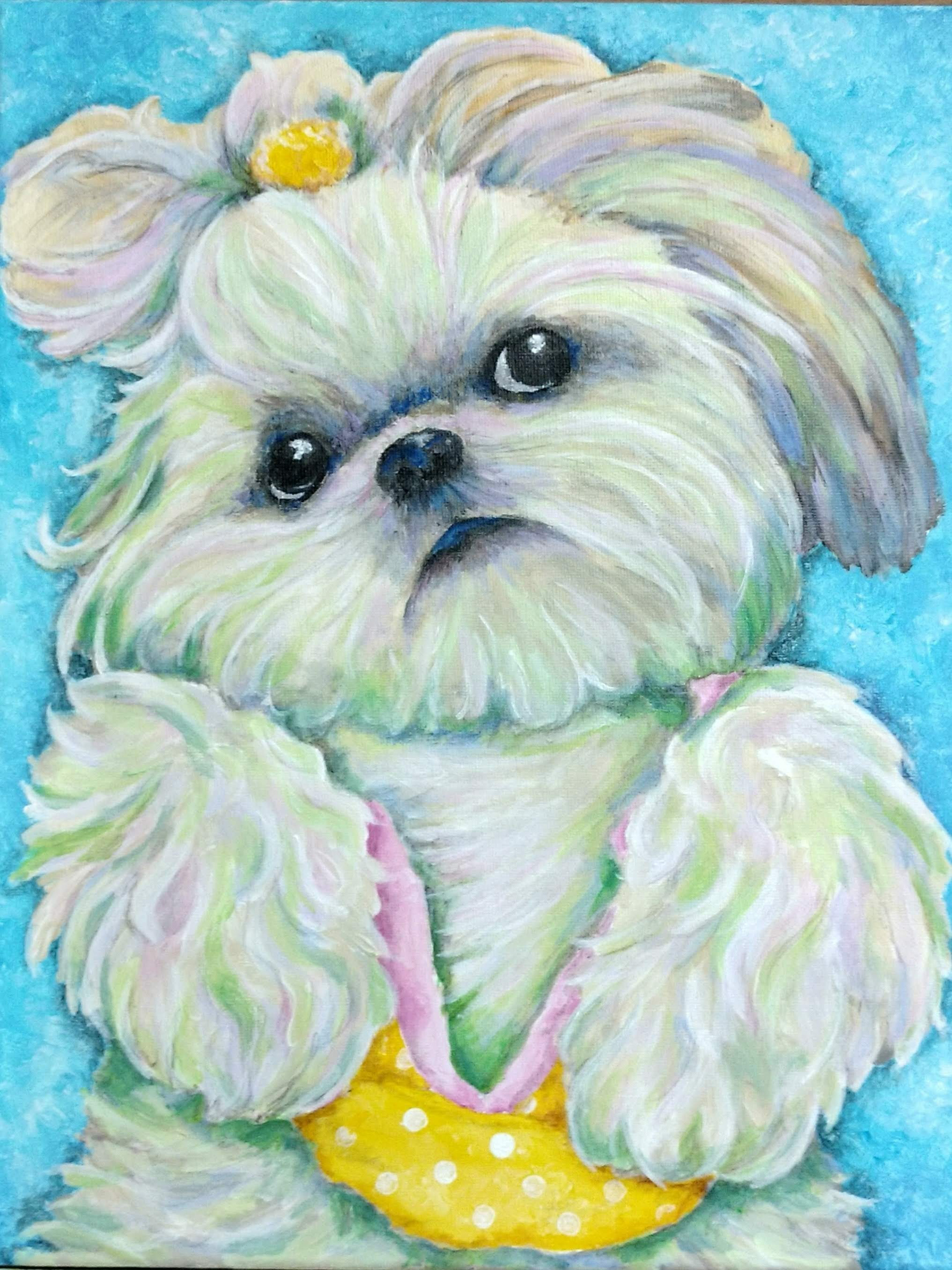 "Andi" - 11'x14" acrylic