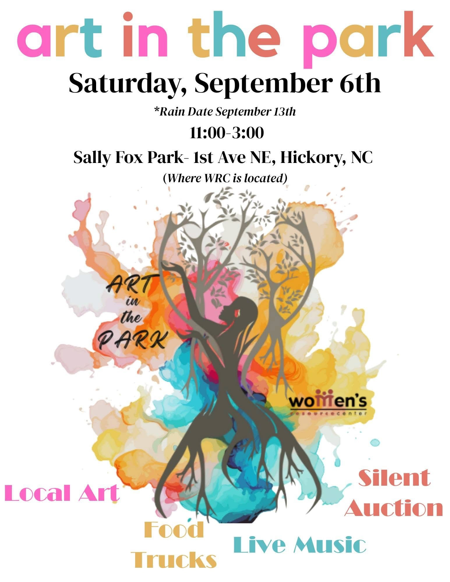 Sept 2025 WRC Art in the Park, Hickory, NC