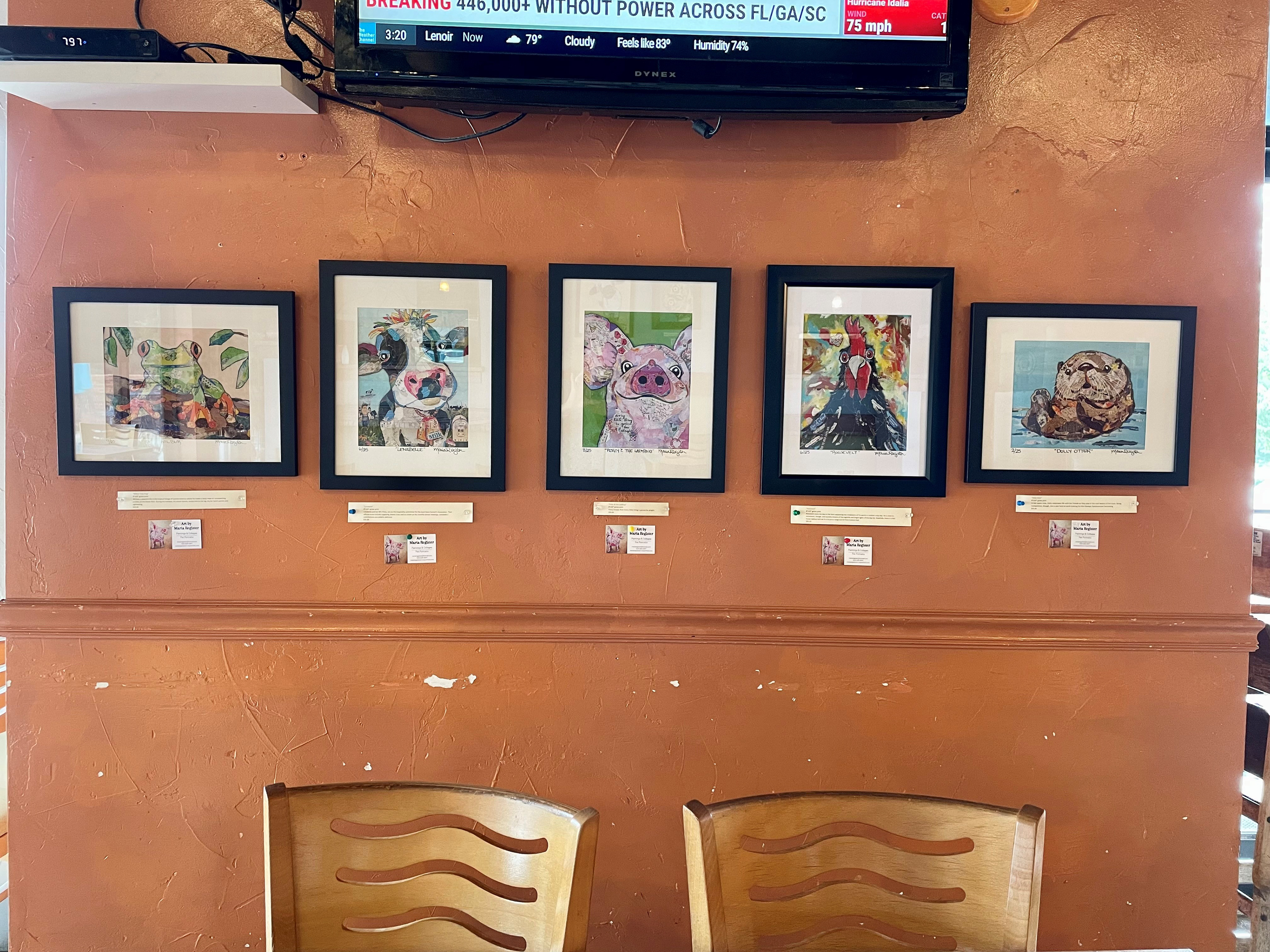2023 (Sept-Nov) Featured Artist Cafe Gouda, Hickory, NC