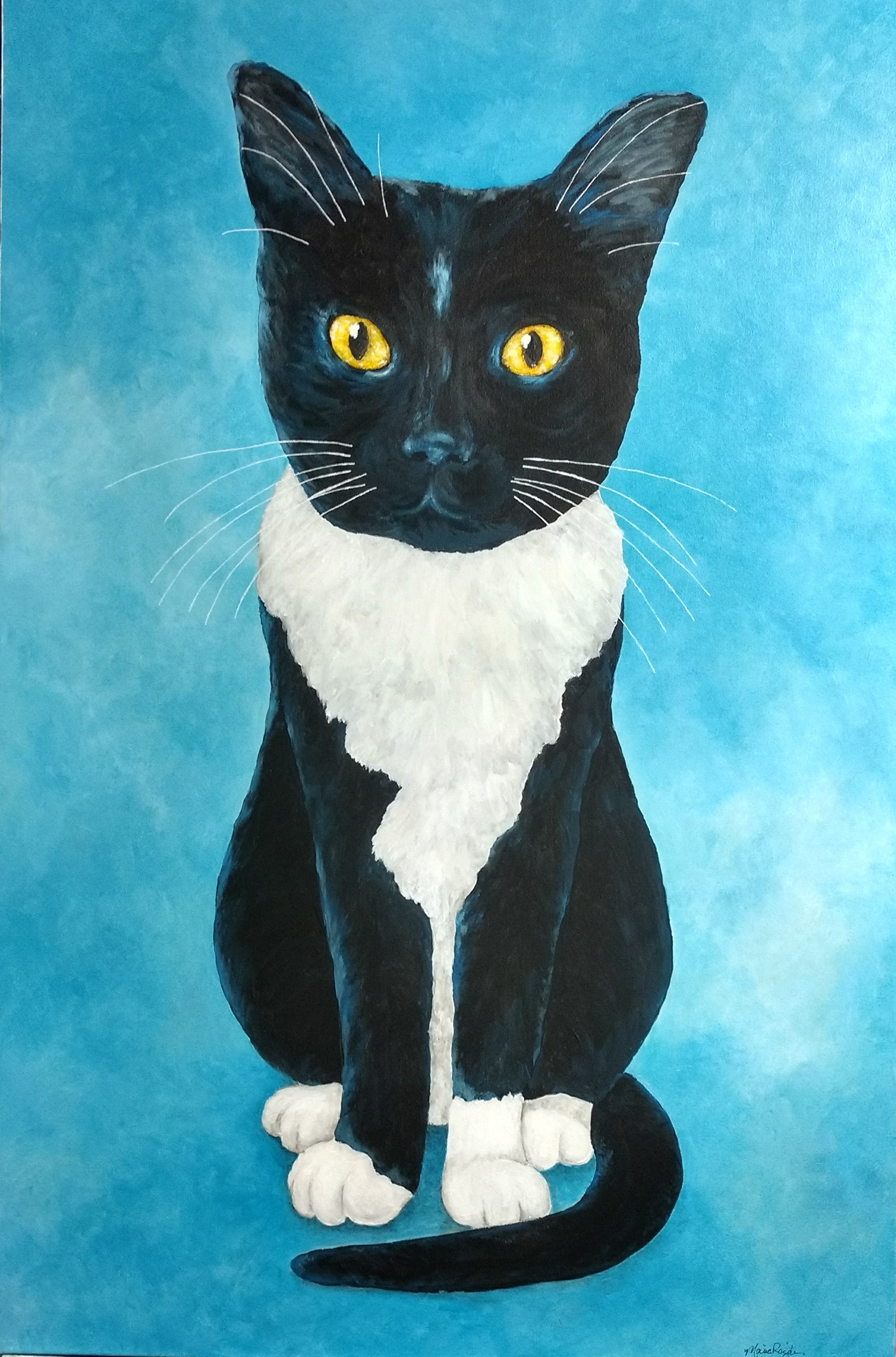 "Tuck" - 24"x36" acrylic on canvas