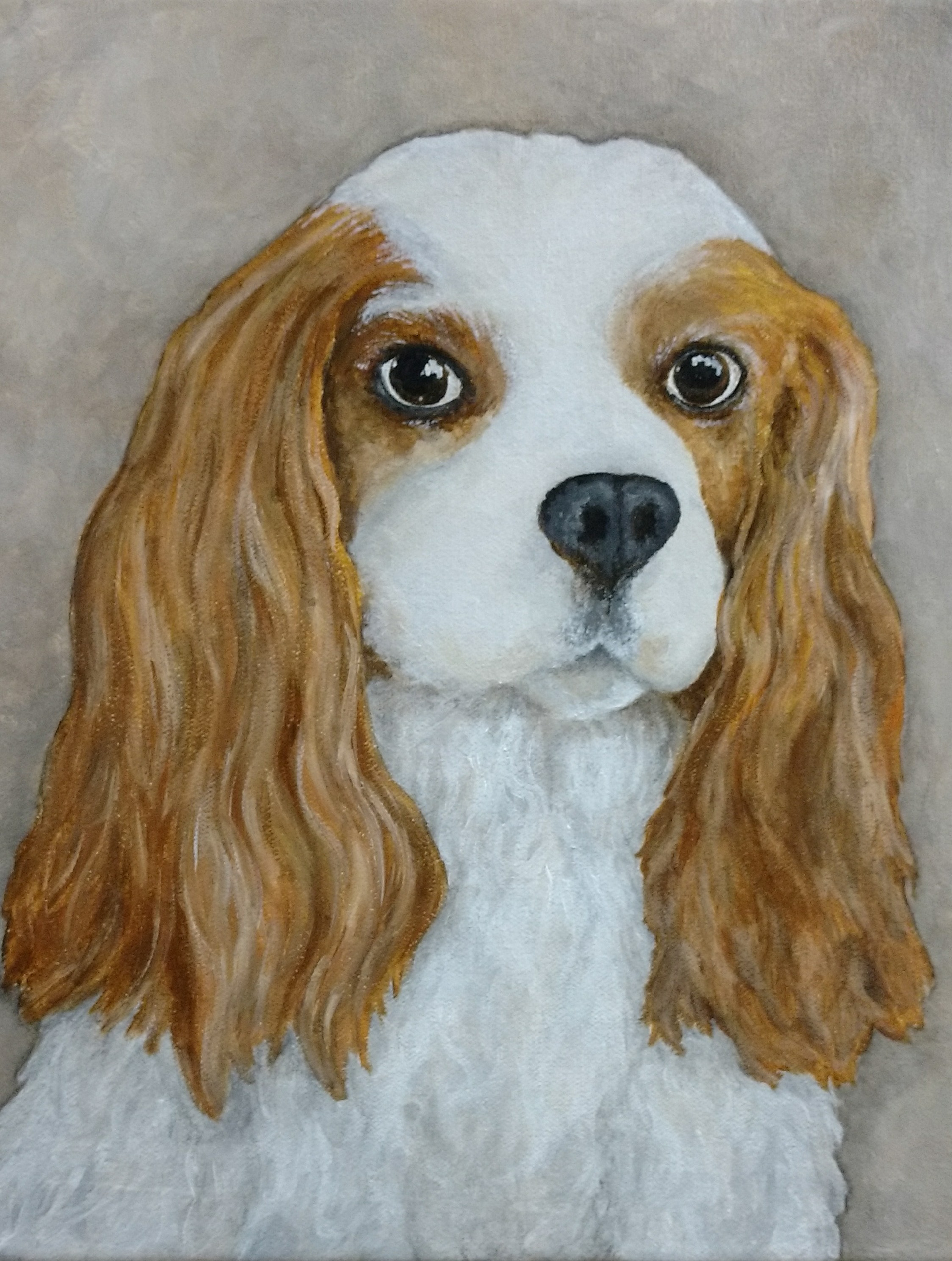 "Winston" 11"x14" acrylic on canvas