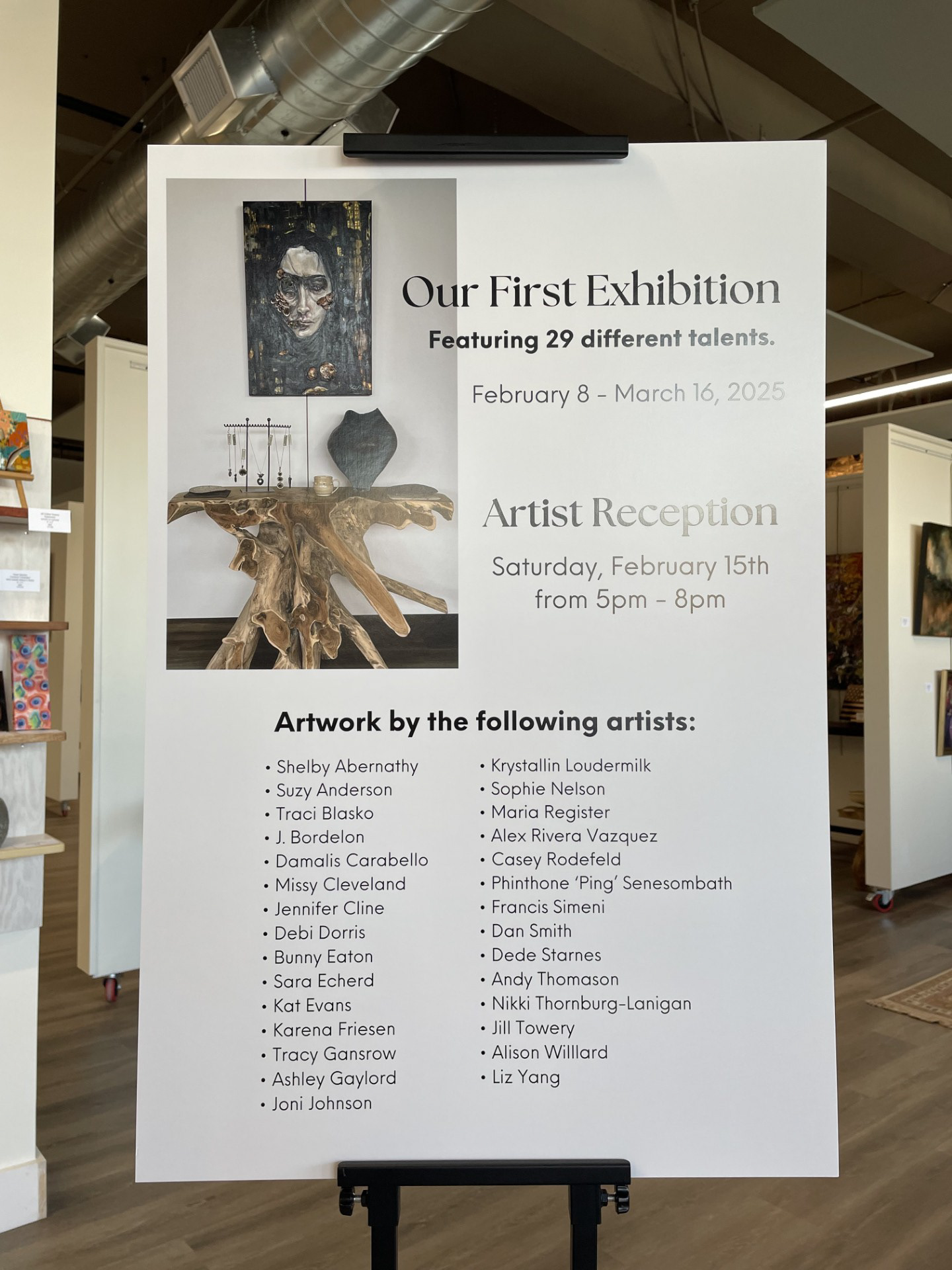 Feb 2025 Inaugral Exhibit, NoCo Art Gallery, Newton, NC