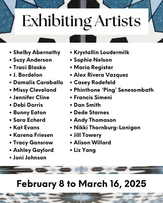 Feb 2025 Inaugral Exhibit, NoCo Art Gallery, Newton NC